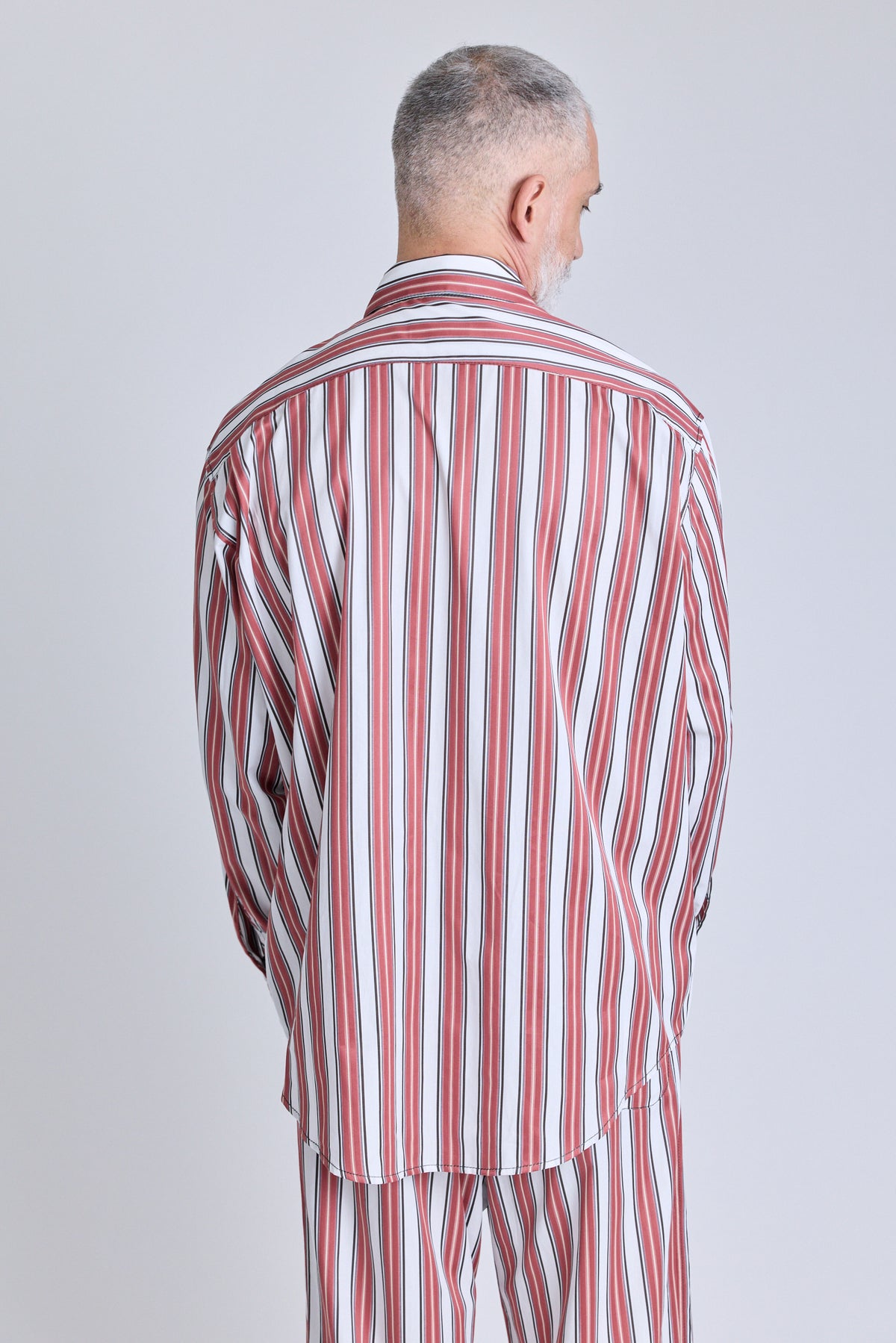 Striped Oversized Shirt - Boardroom Stripe