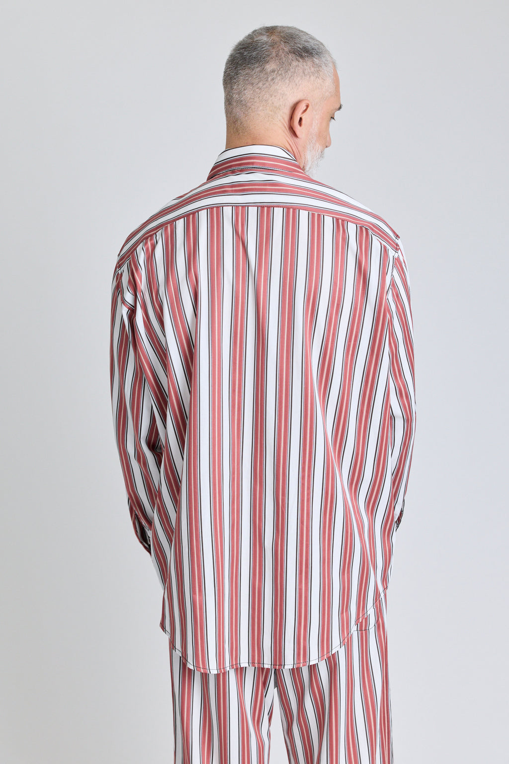 Striped Oversized Shirt - Boardroom Stripe