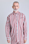 Striped Oversized Shirt - Boardroom Stripe