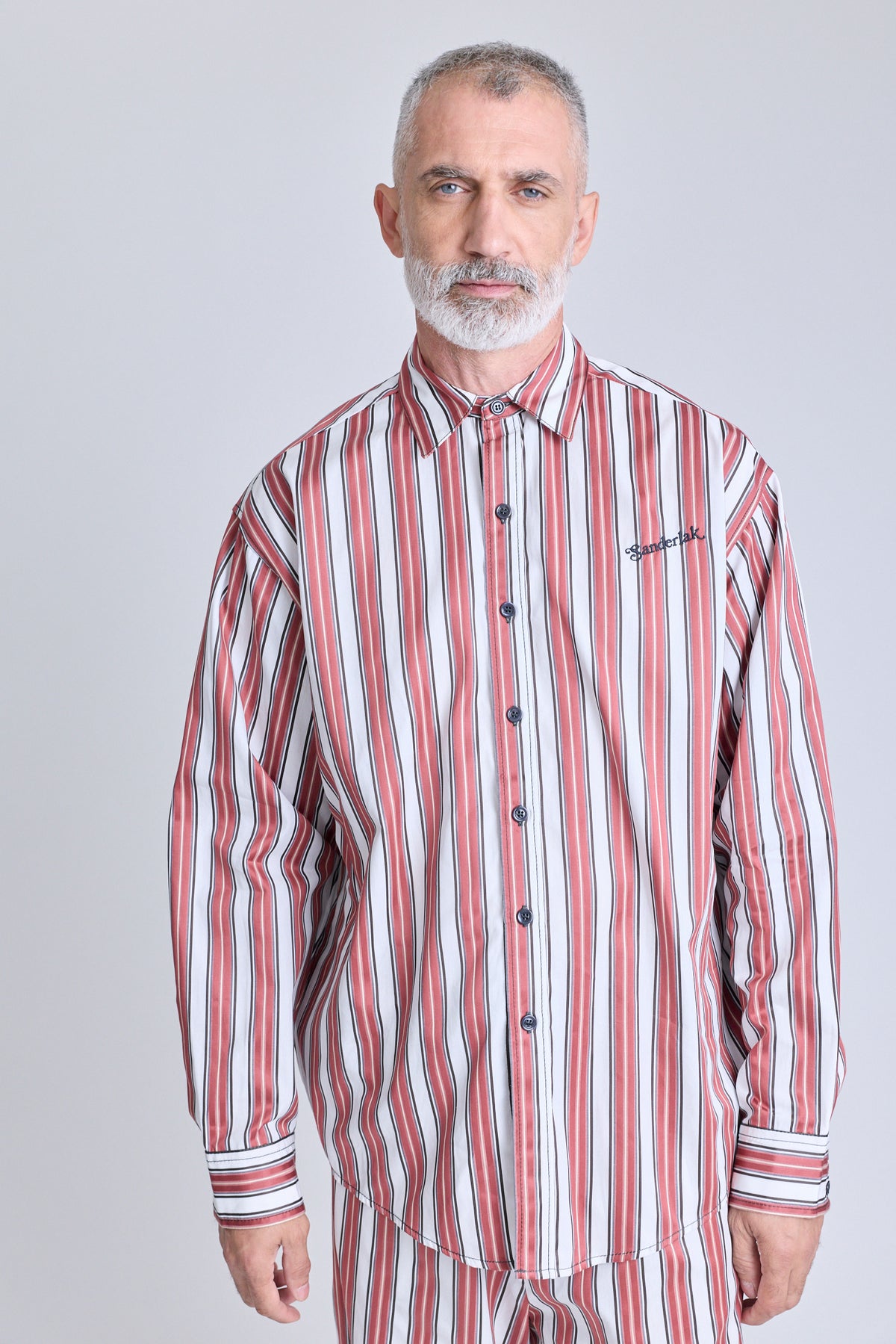Striped Oversized Shirt - Boardroom Stripe