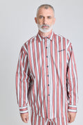Striped Oversized Shirt - Boardroom Stripe