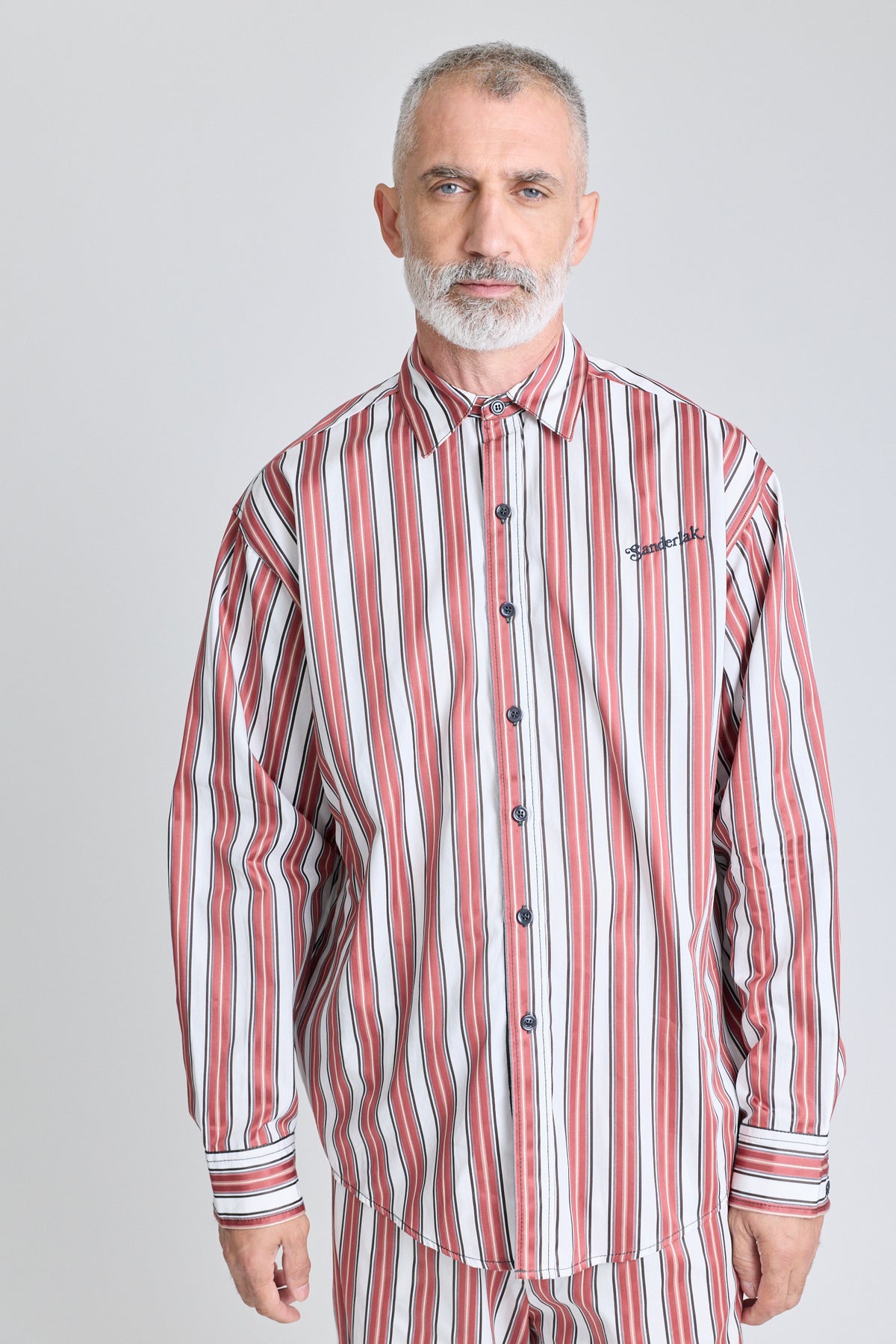 Striped Oversized Shirt - Boardroom Stripe