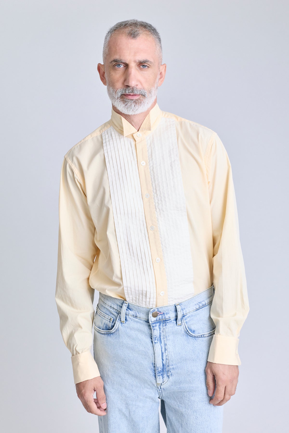 Tux Shirt - Chateau Cream