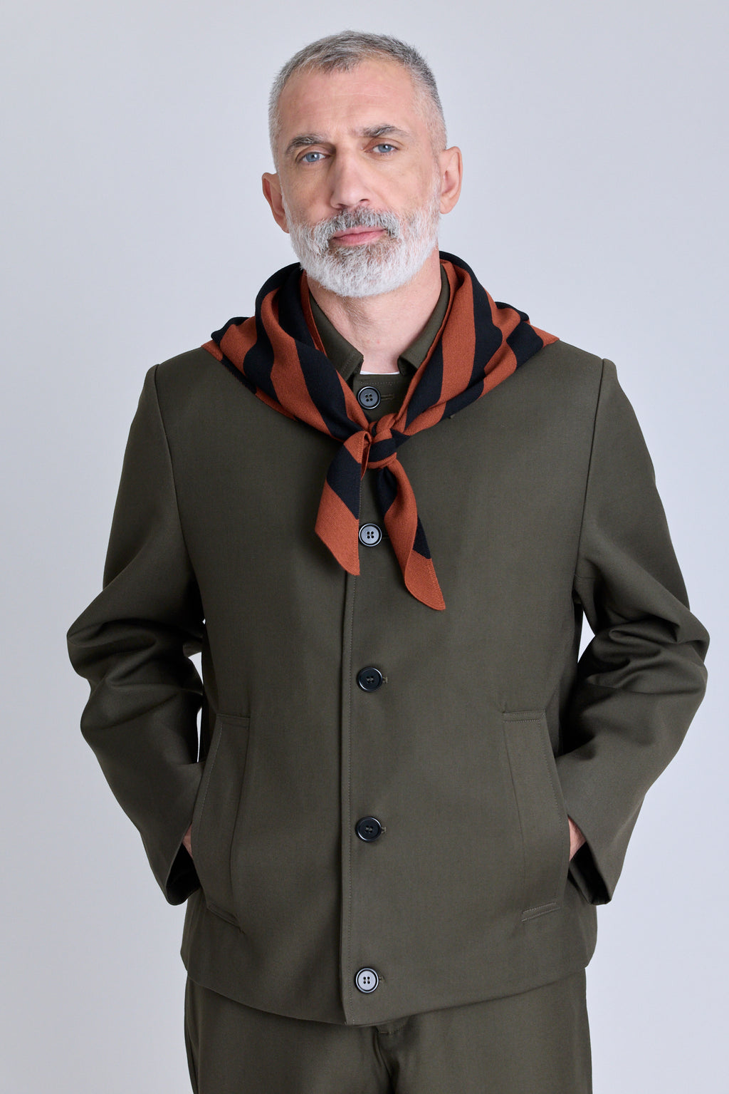 Timmy Scarf - Suede/Black
