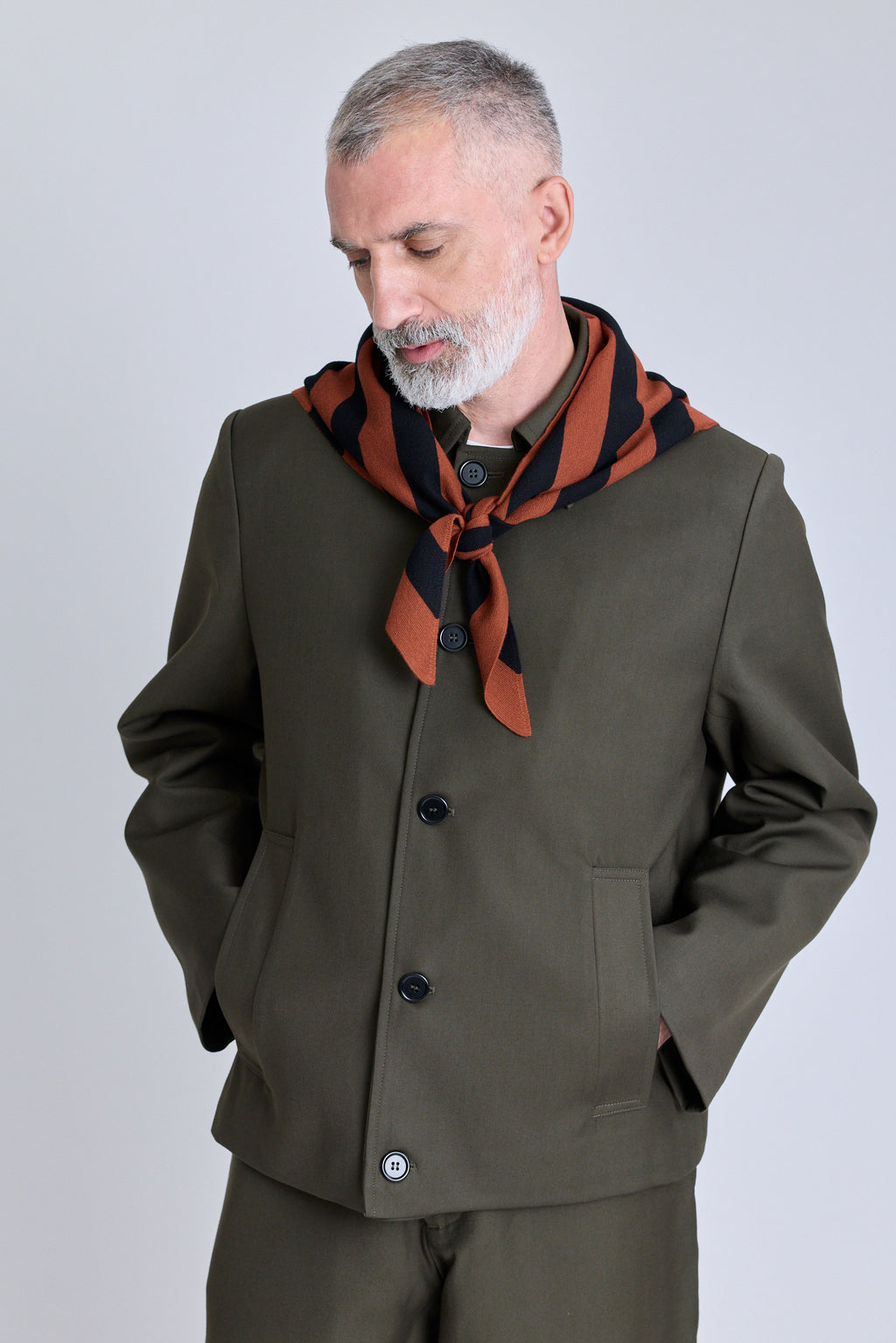 Timmy Scarf - Suede/Black