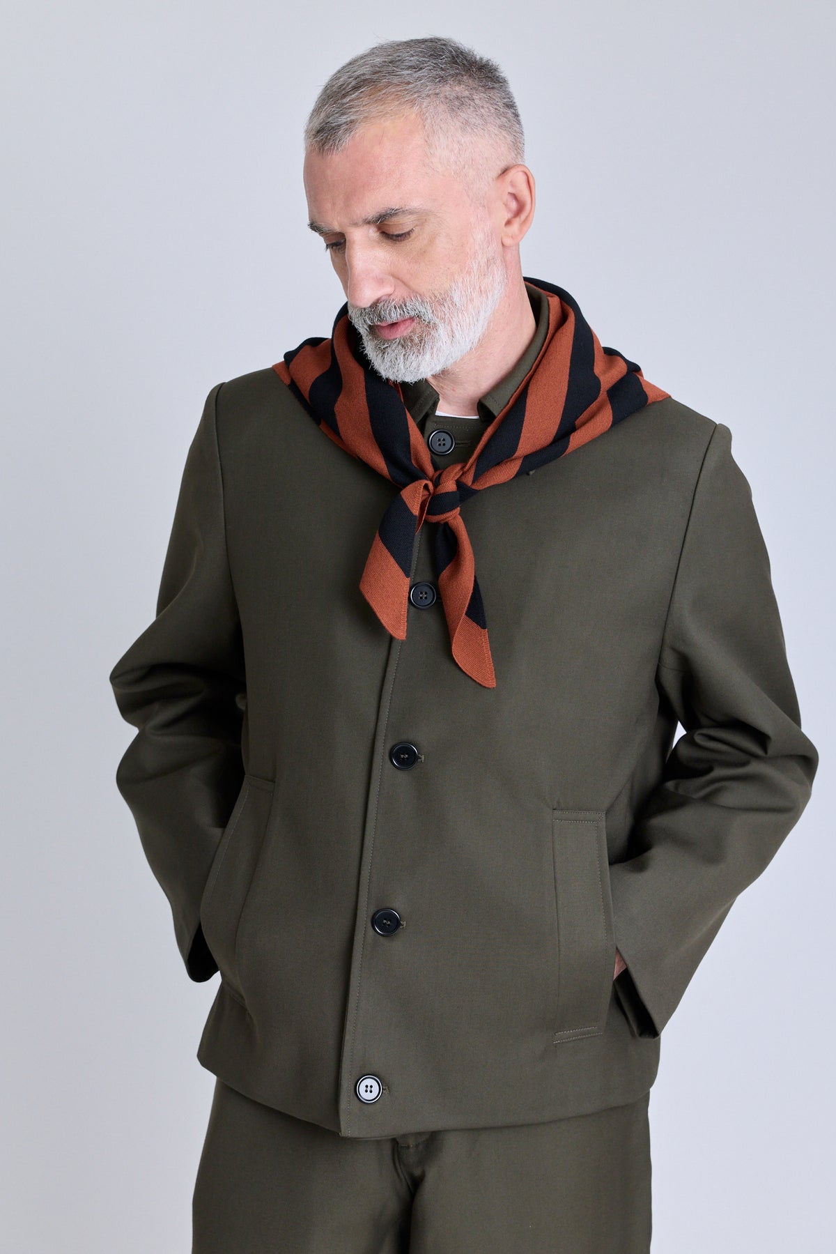 Timmy Scarf - Suede/Black