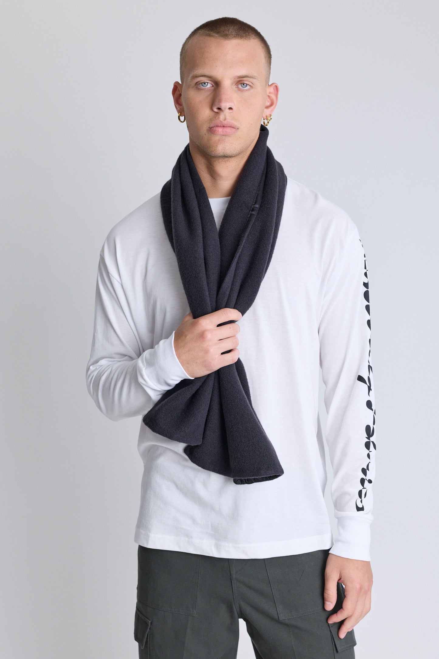Fleece Scarf - Charbon