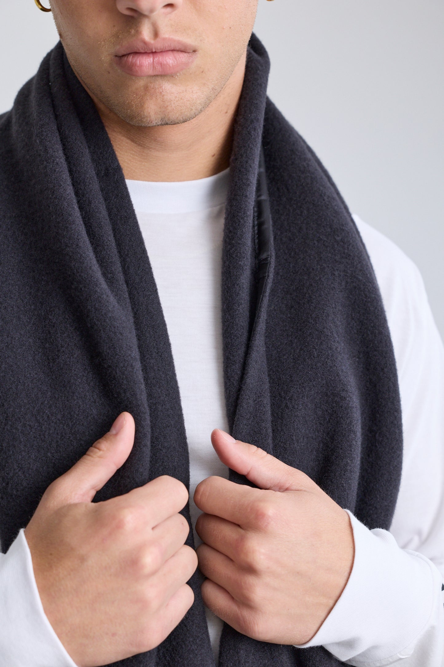 Fleece Scarf - Charbon