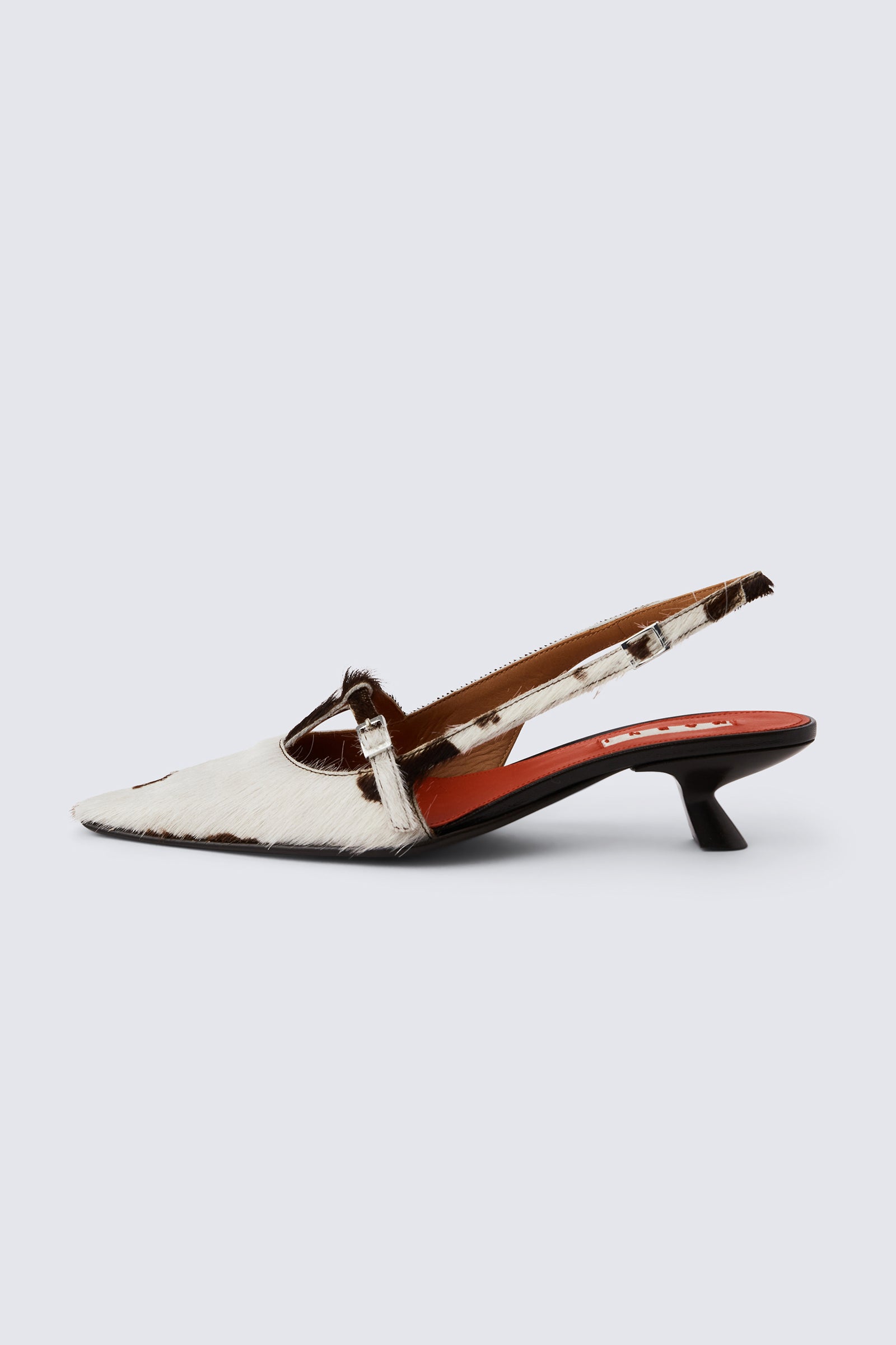 Cow Ponyhair Slingback Pump