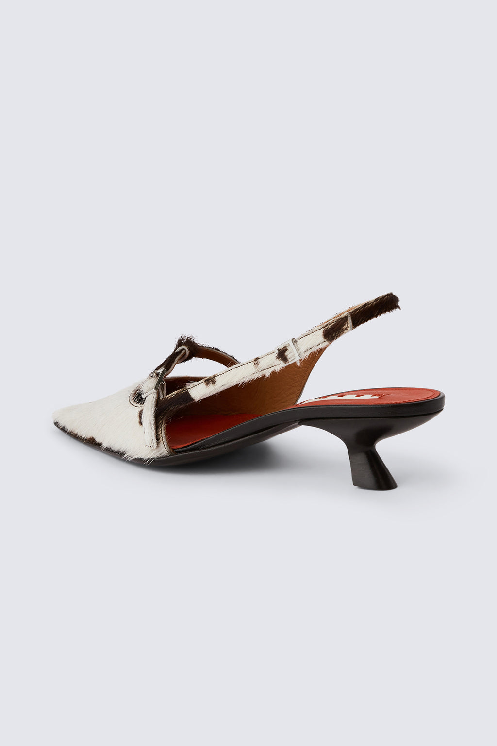 Cow Ponyhair Slingback Pump