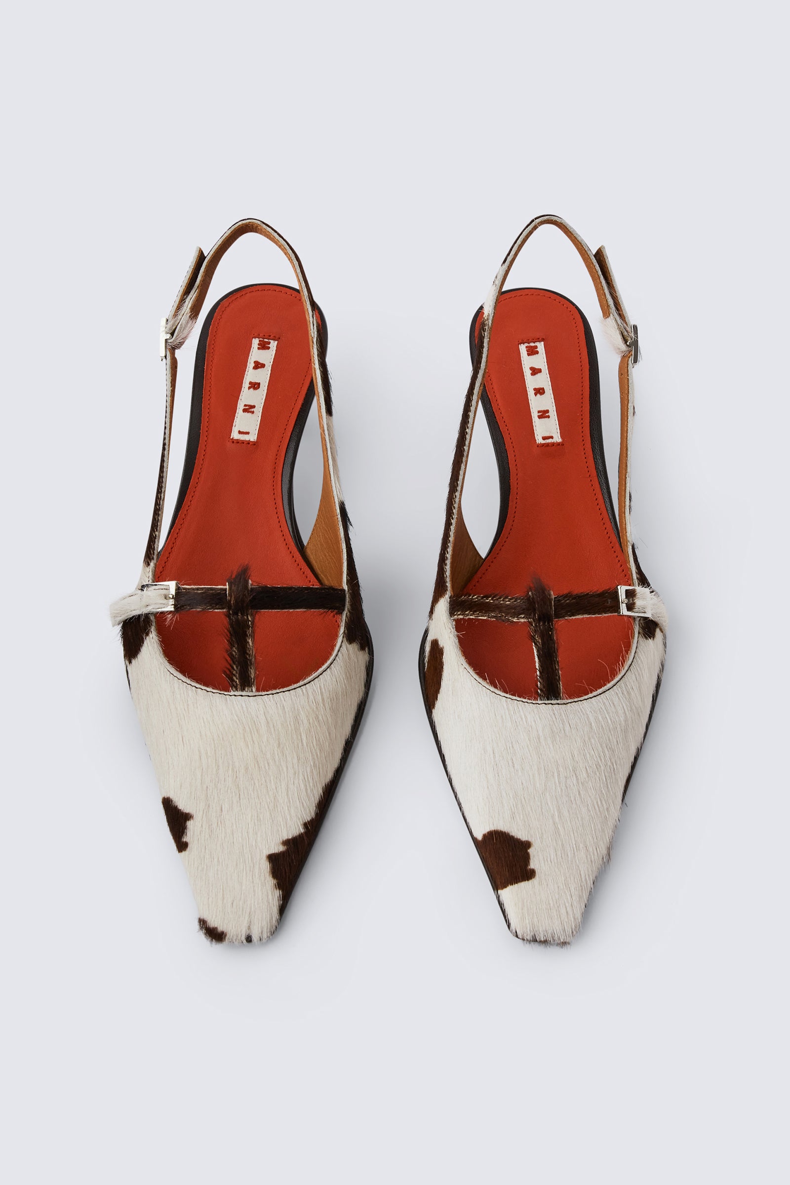 Cow Ponyhair Slingback Pump