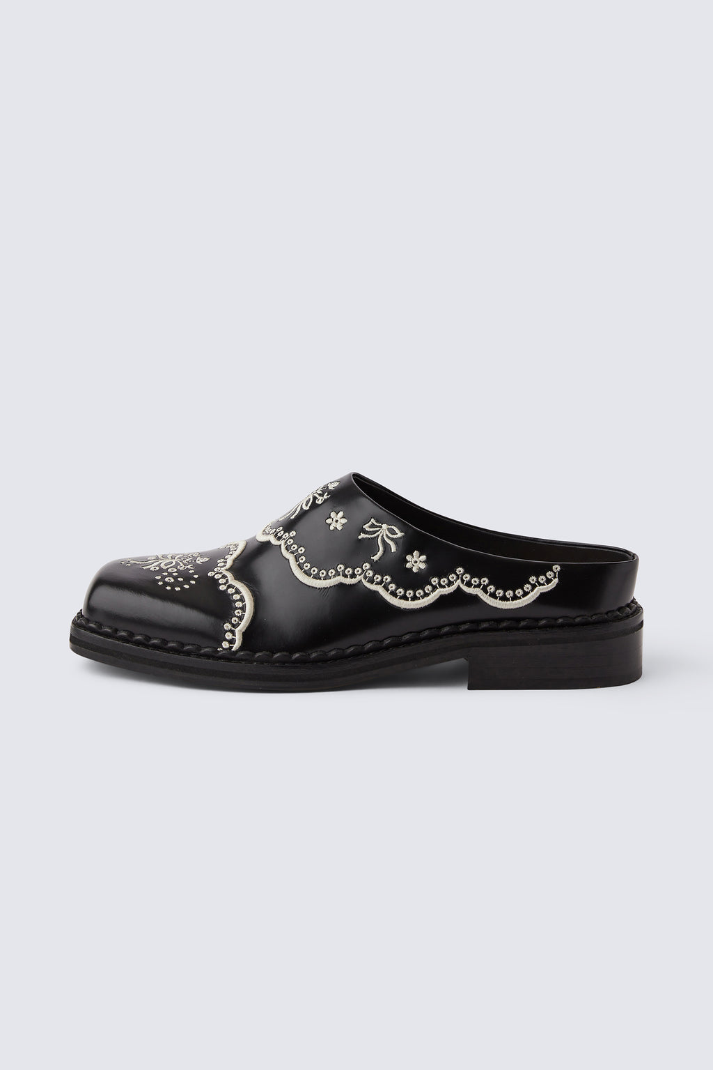Floral Lace Mule