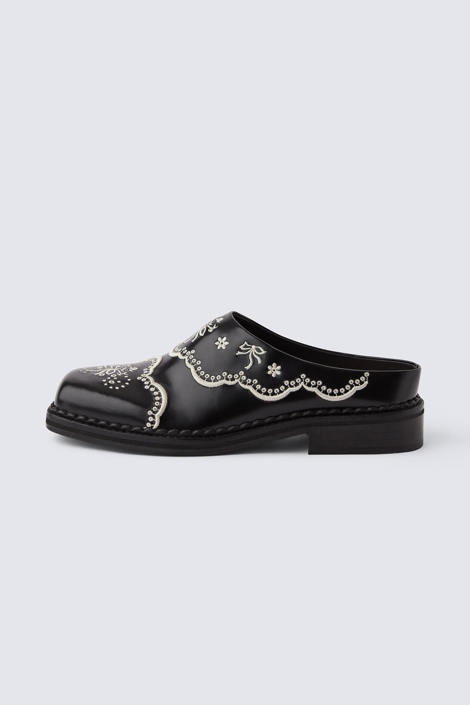 Floral Lace Mule