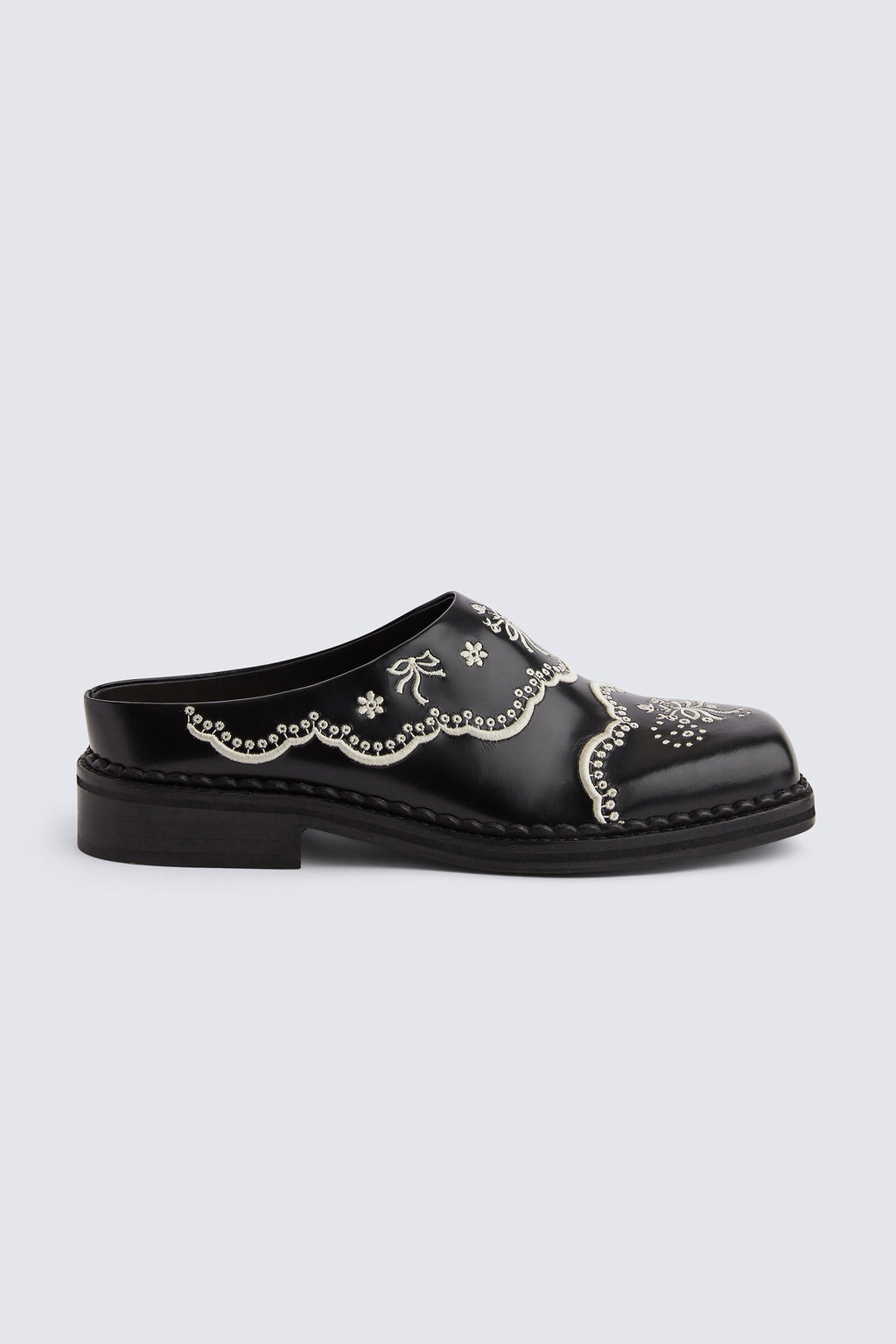 Floral Lace Mule