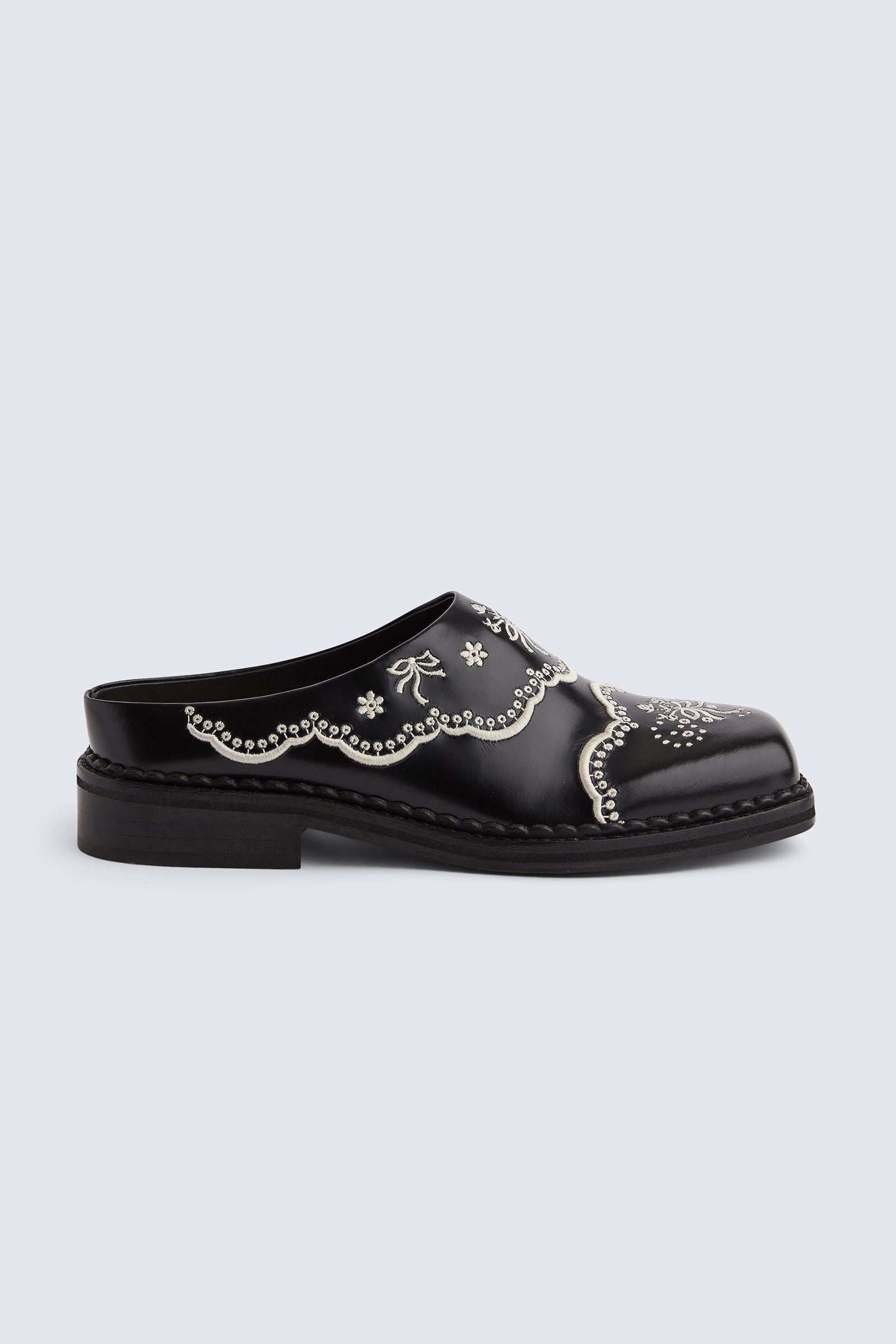 Floral Lace Mule