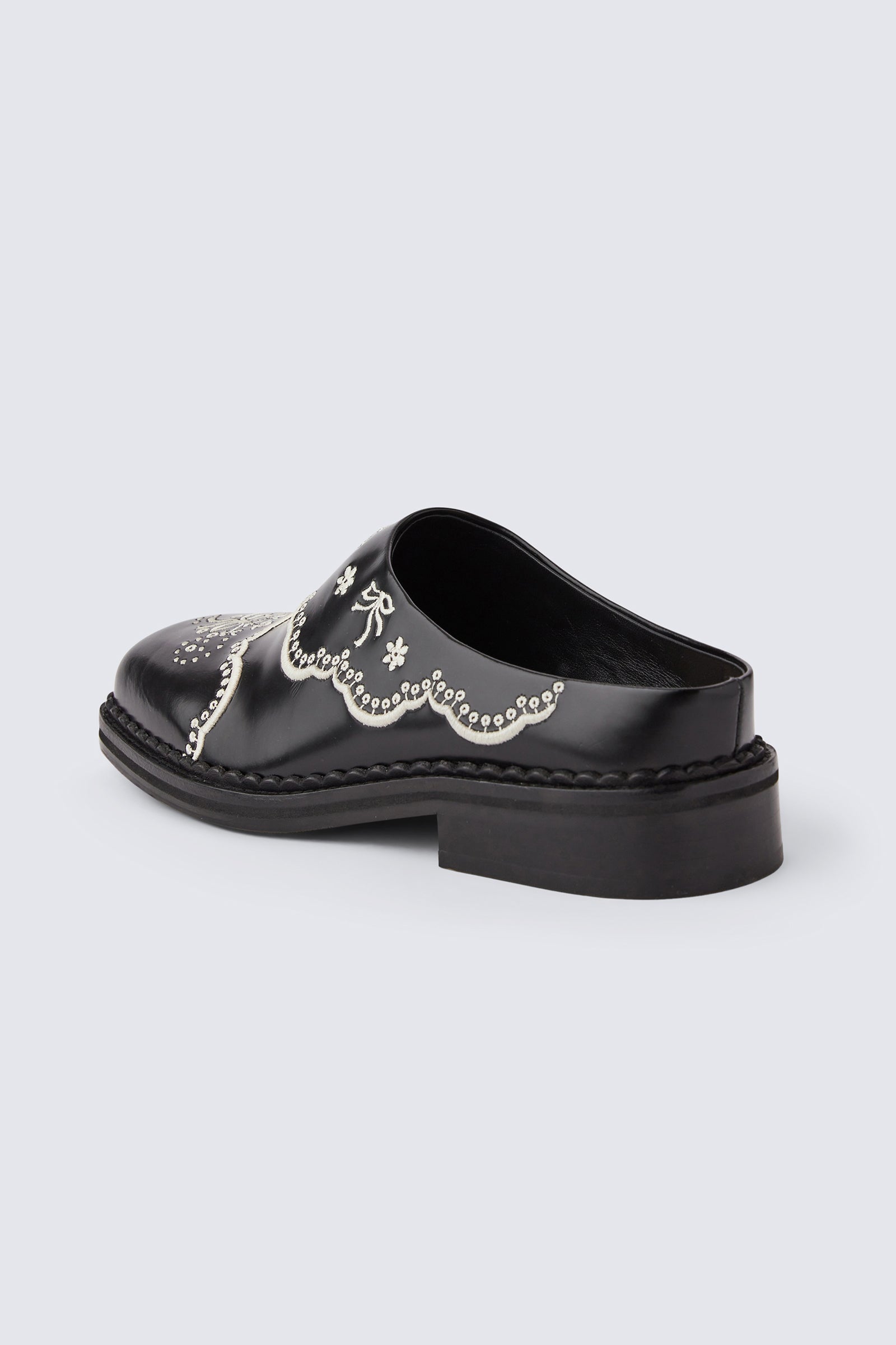 Floral Lace Mule