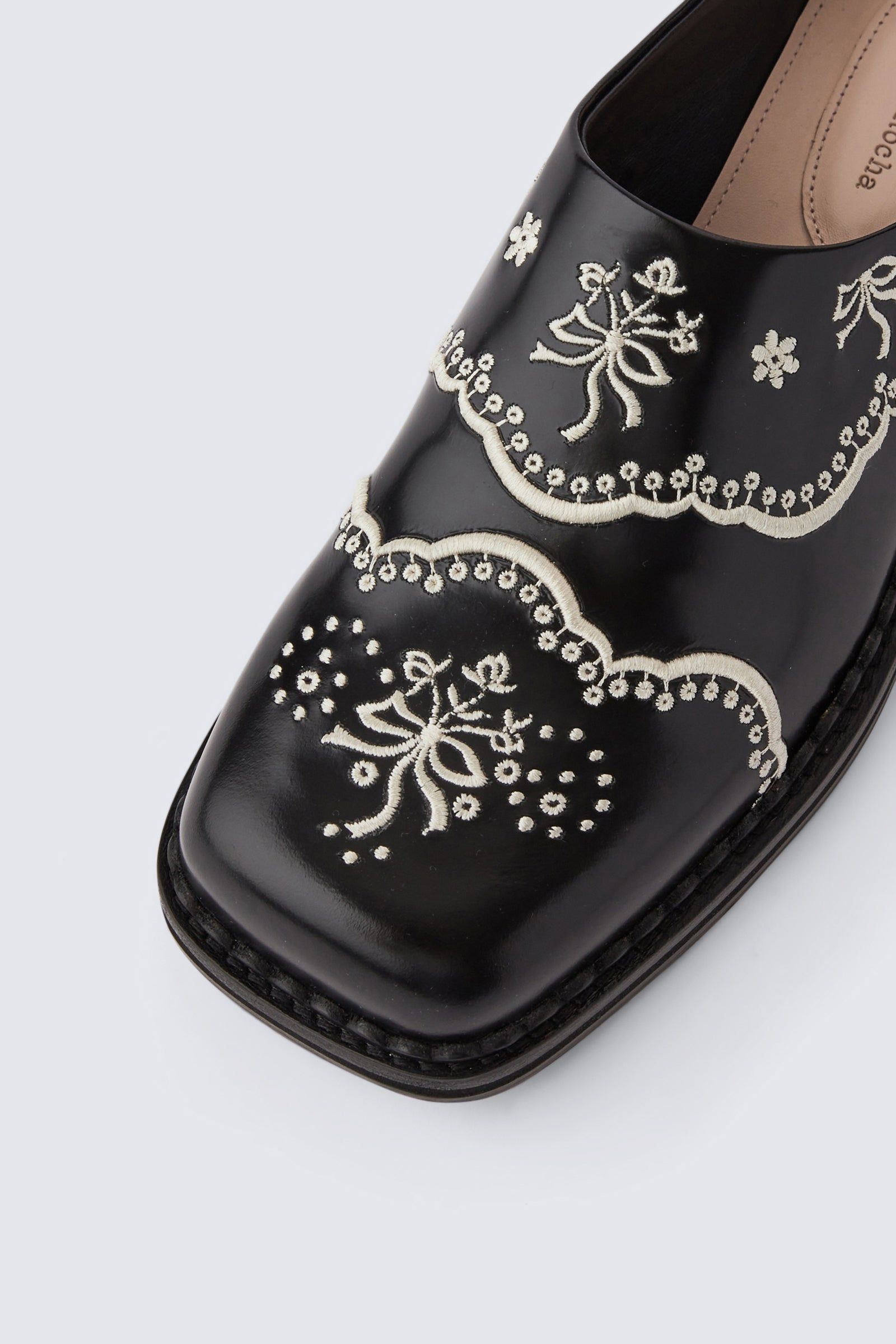 Floral Lace Mule