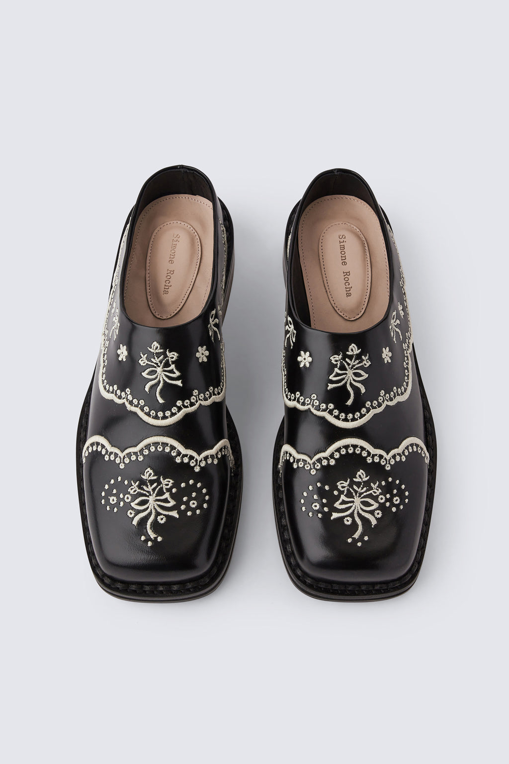 Floral Lace Mule