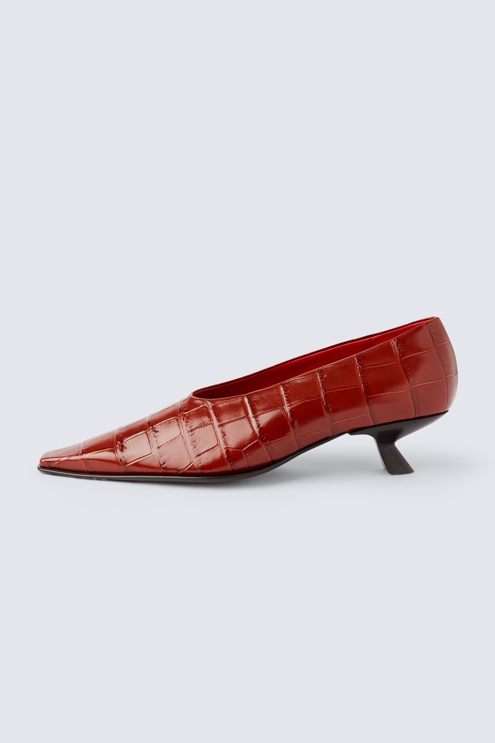 Crocodile Embossed Pump