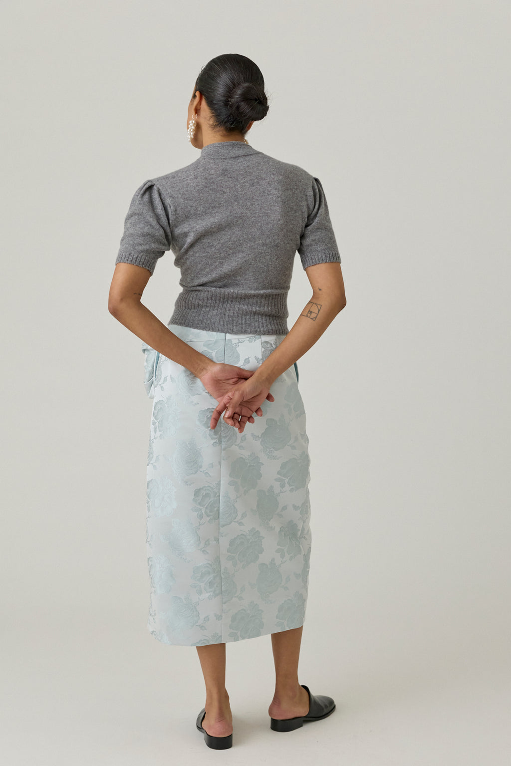 Mandarin Collar Cashmere Jumper