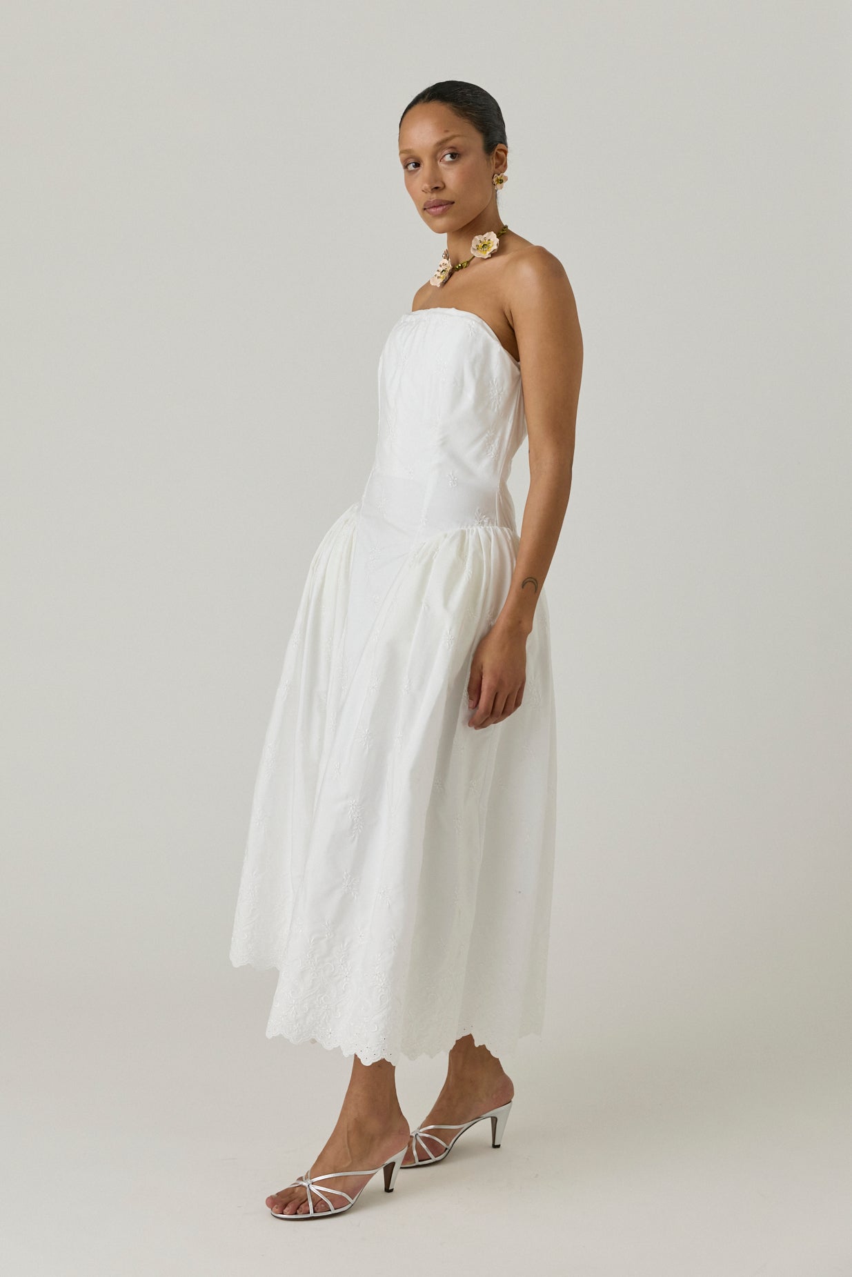 Strapless Hip Bustle Dress