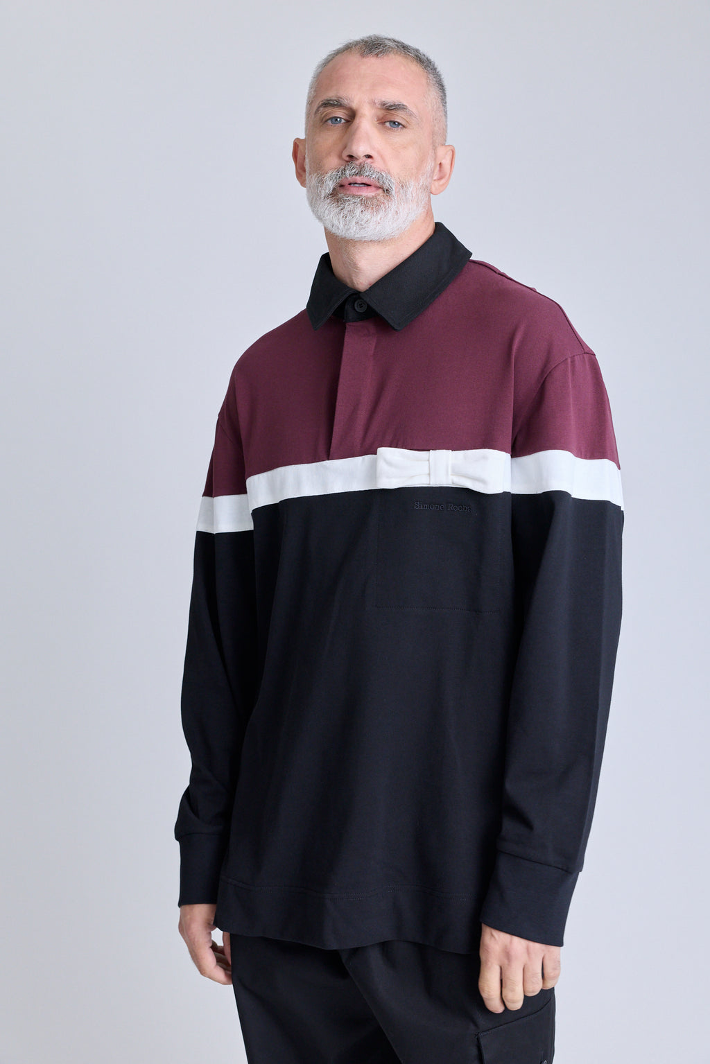 Bow Stripe Rugby Shirt