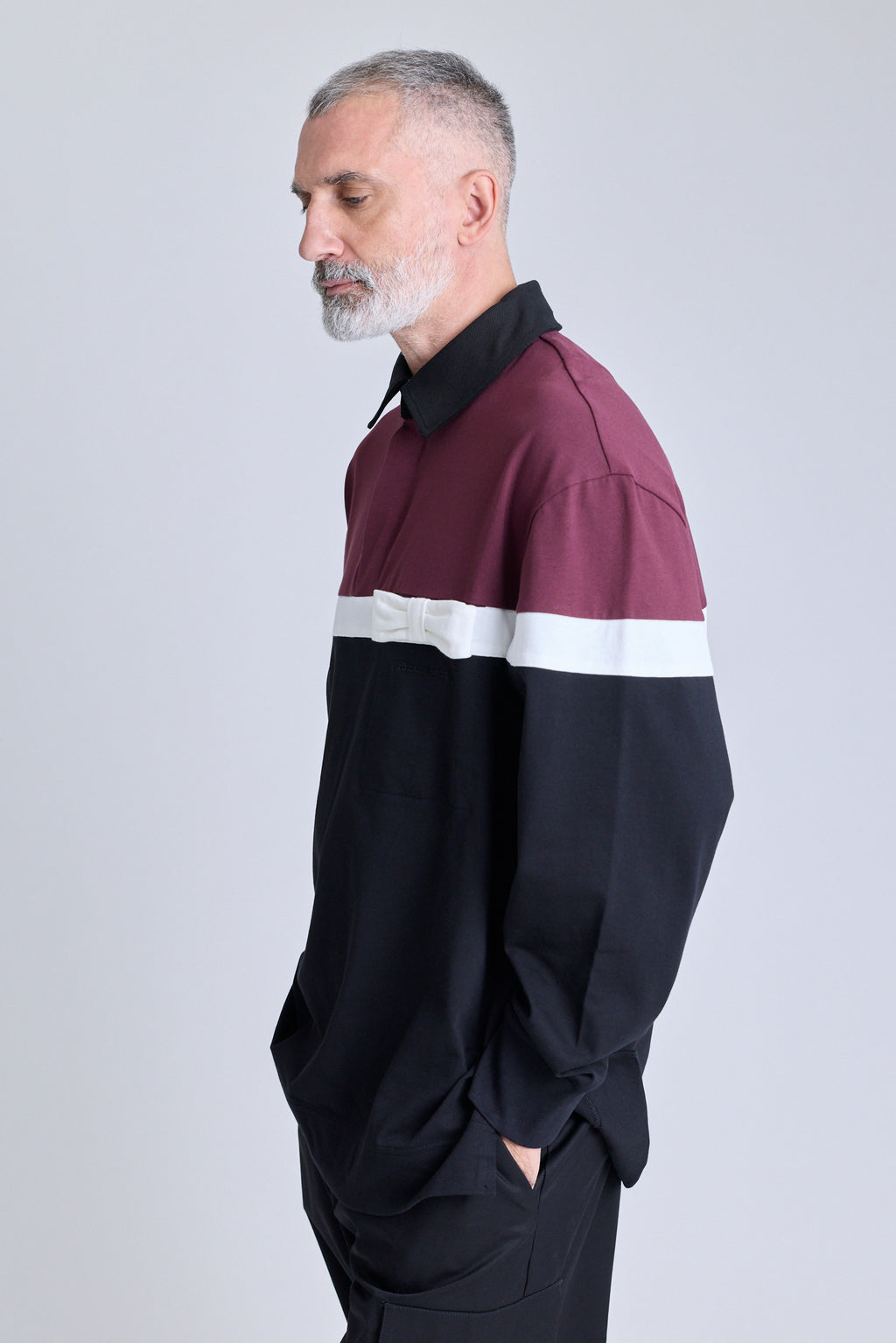 Bow Stripe Rugby Shirt