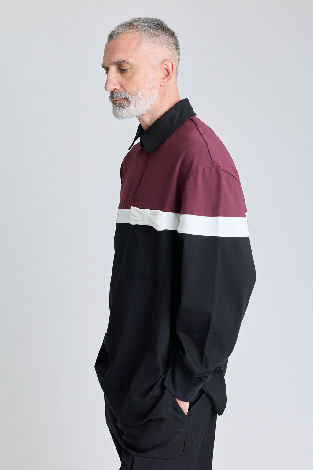Bow Stripe Rugby Shirt
