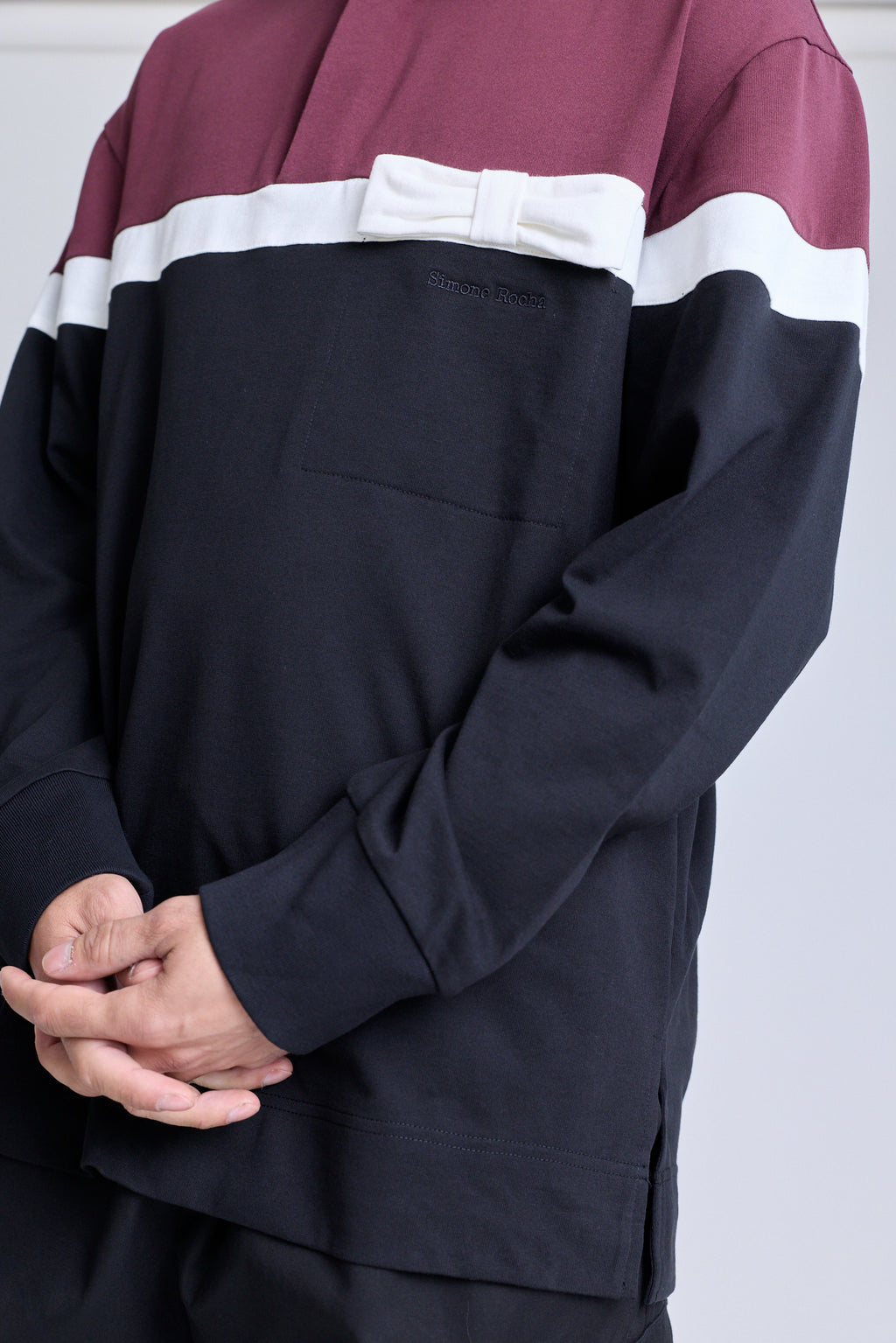 Bow Stripe Rugby Shirt
