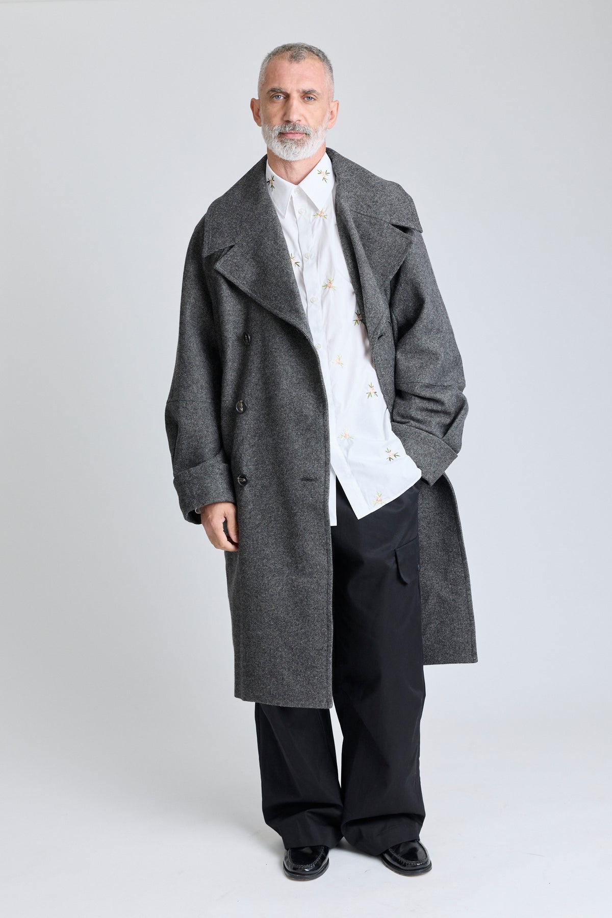 Double Breasted Slash Coat