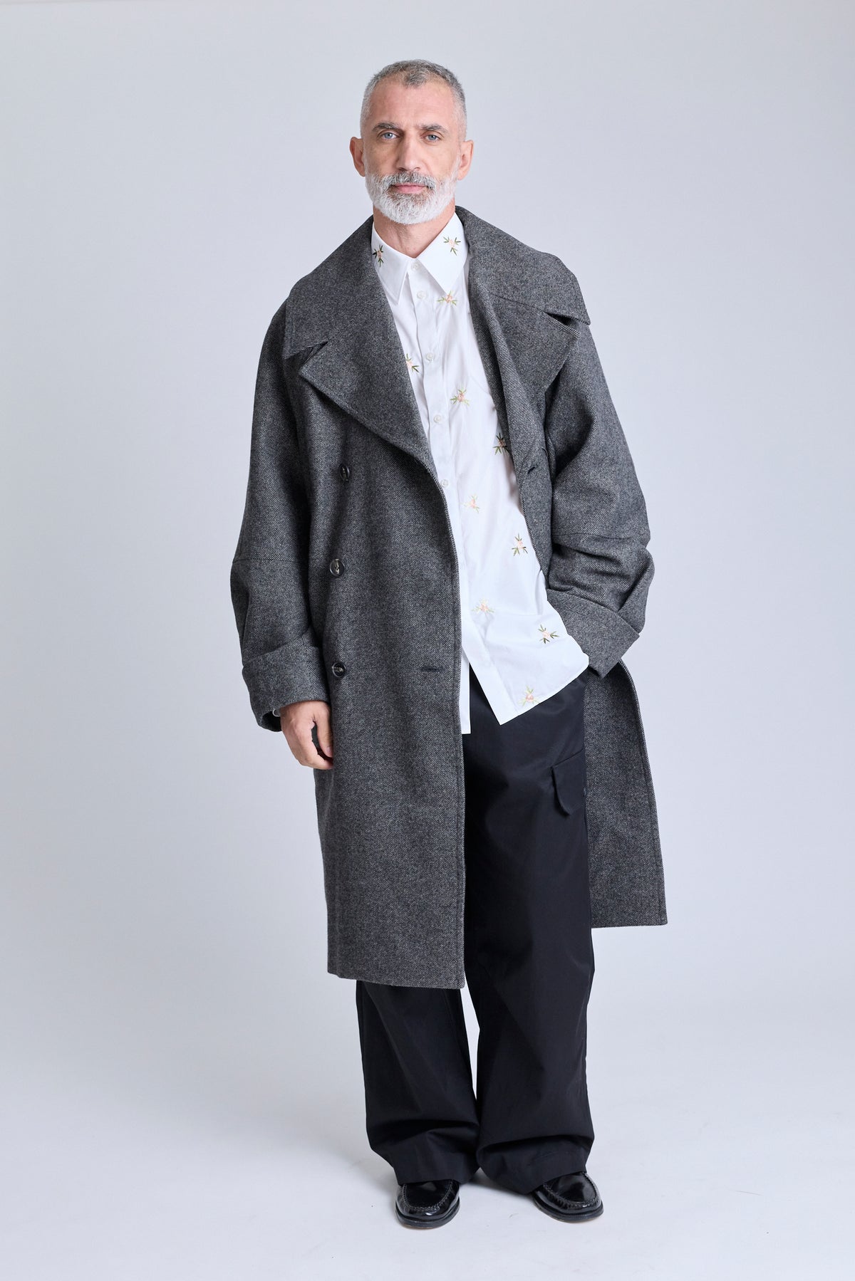 Double Breasted Slash Coat