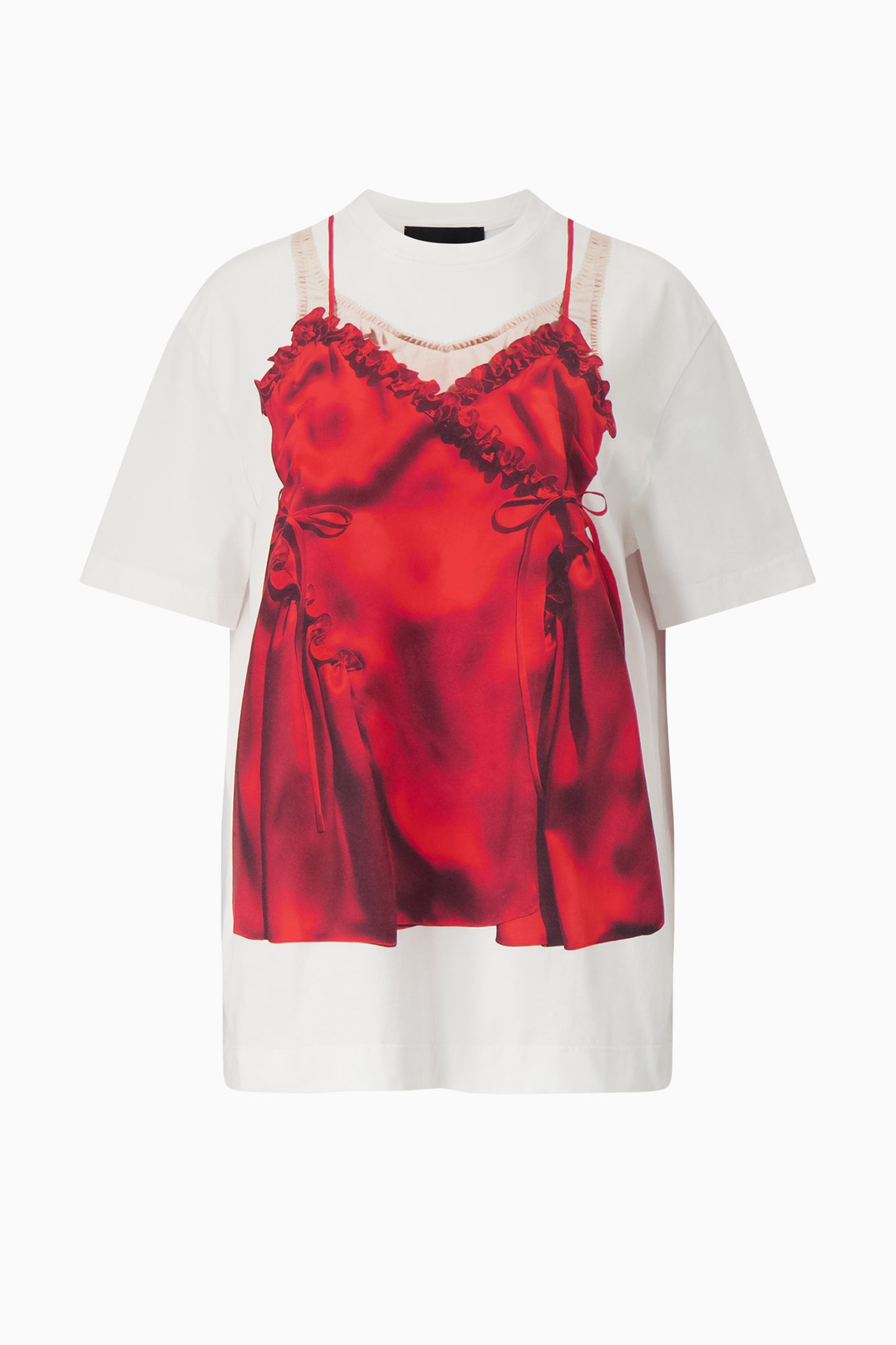 Negligee Trompe-L'oeil Print T-Shirt