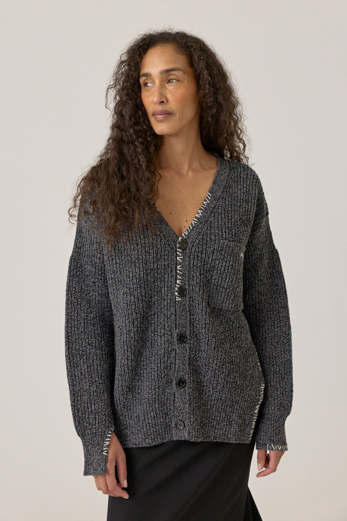 V-Neck Cardigan