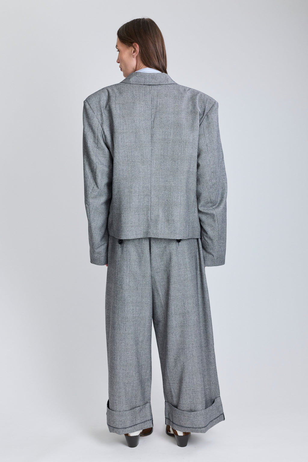 Slouchy Blazer - Dark Grey
