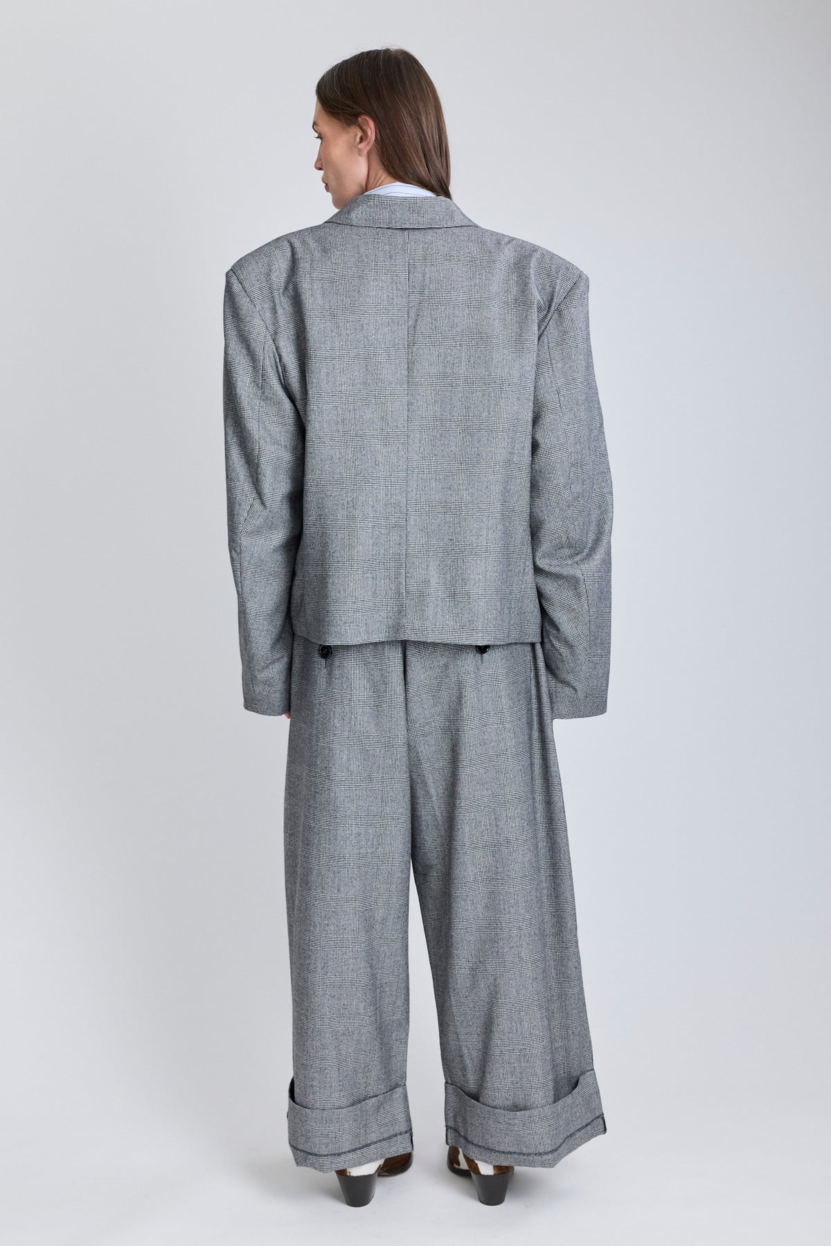 Slouchy Blazer - Dark Grey