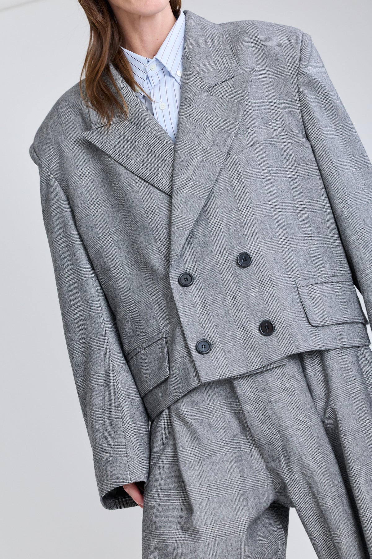 Slouchy Blazer - Dark Grey