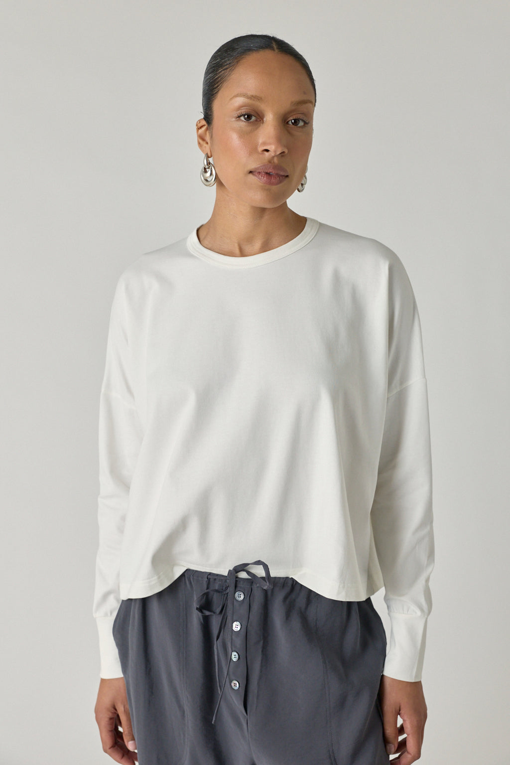Draw Cord Pants - Coal