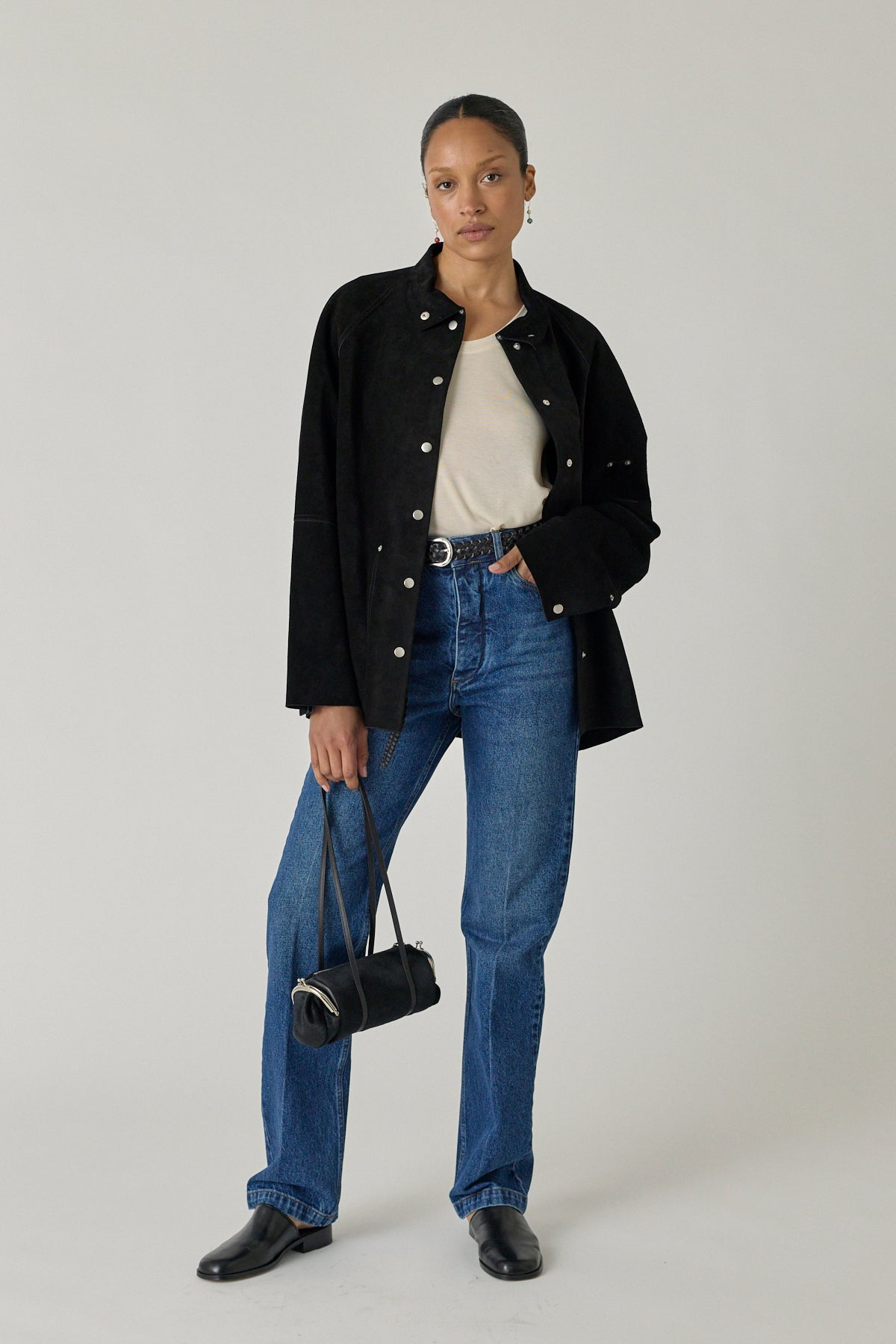 Suede Utility Jacket