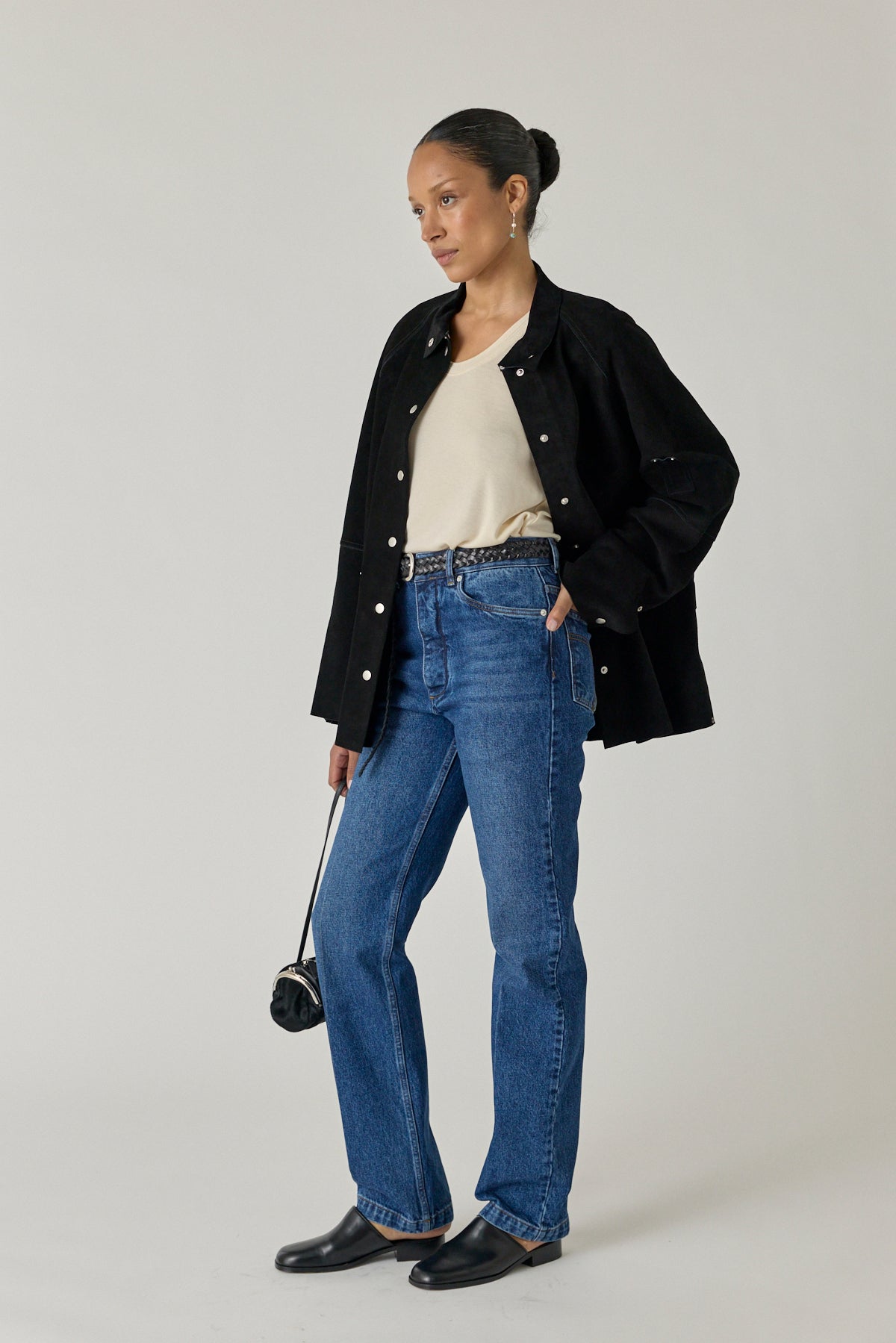 Suede Utility Jacket