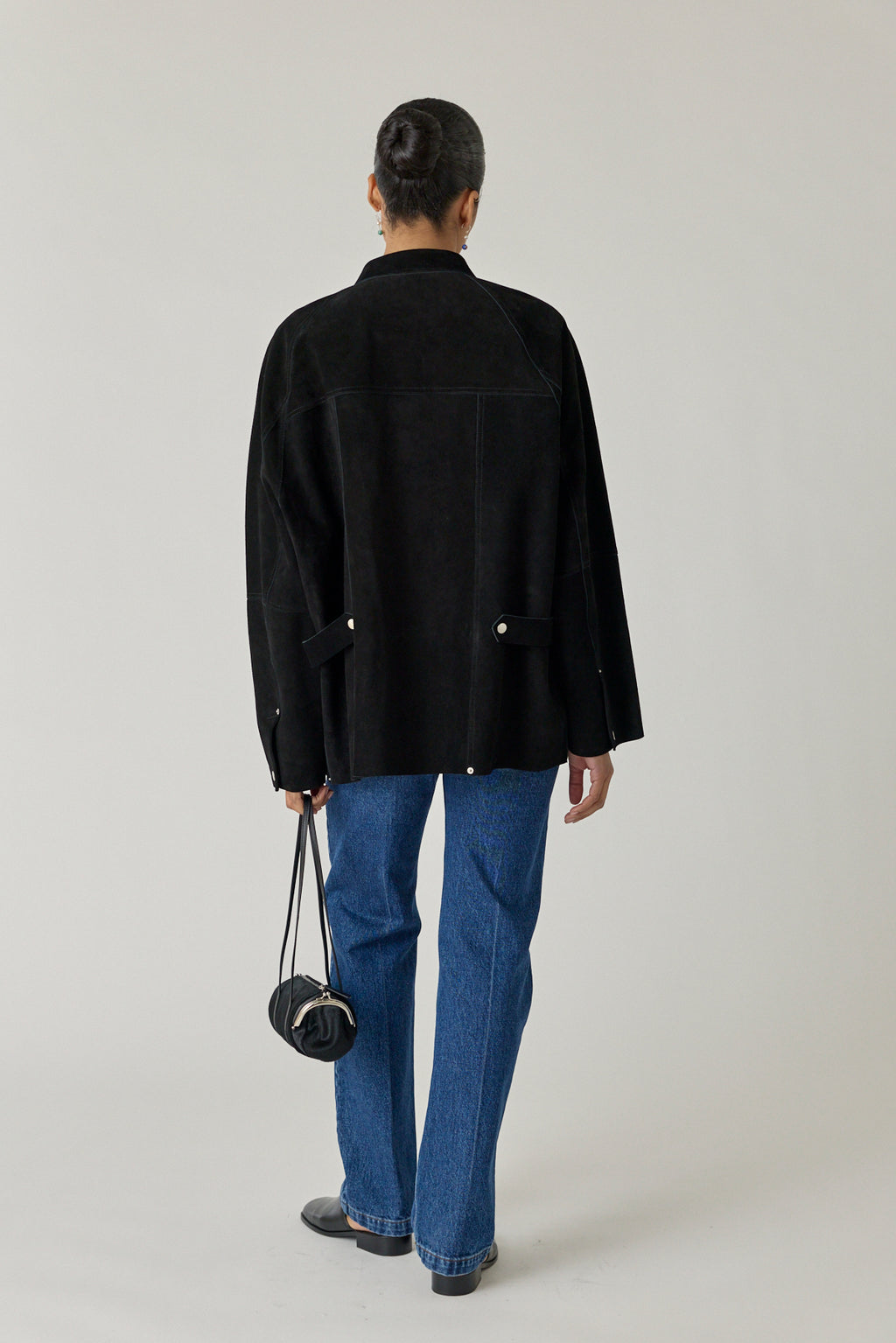 Suede Utility Jacket