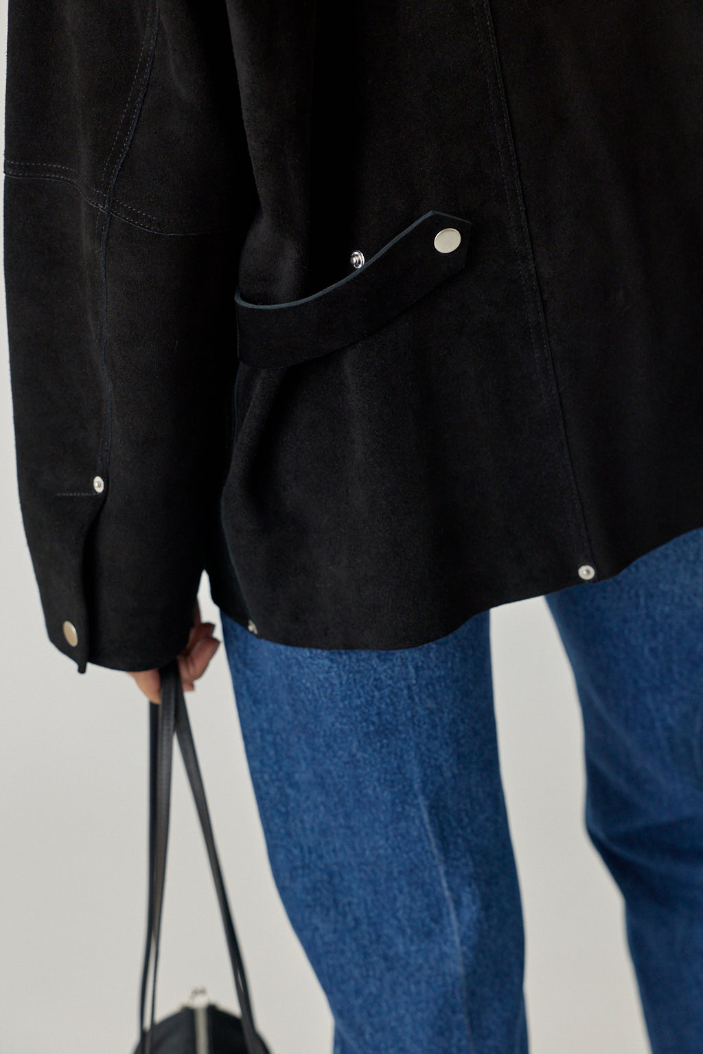 Suede Utility Jacket