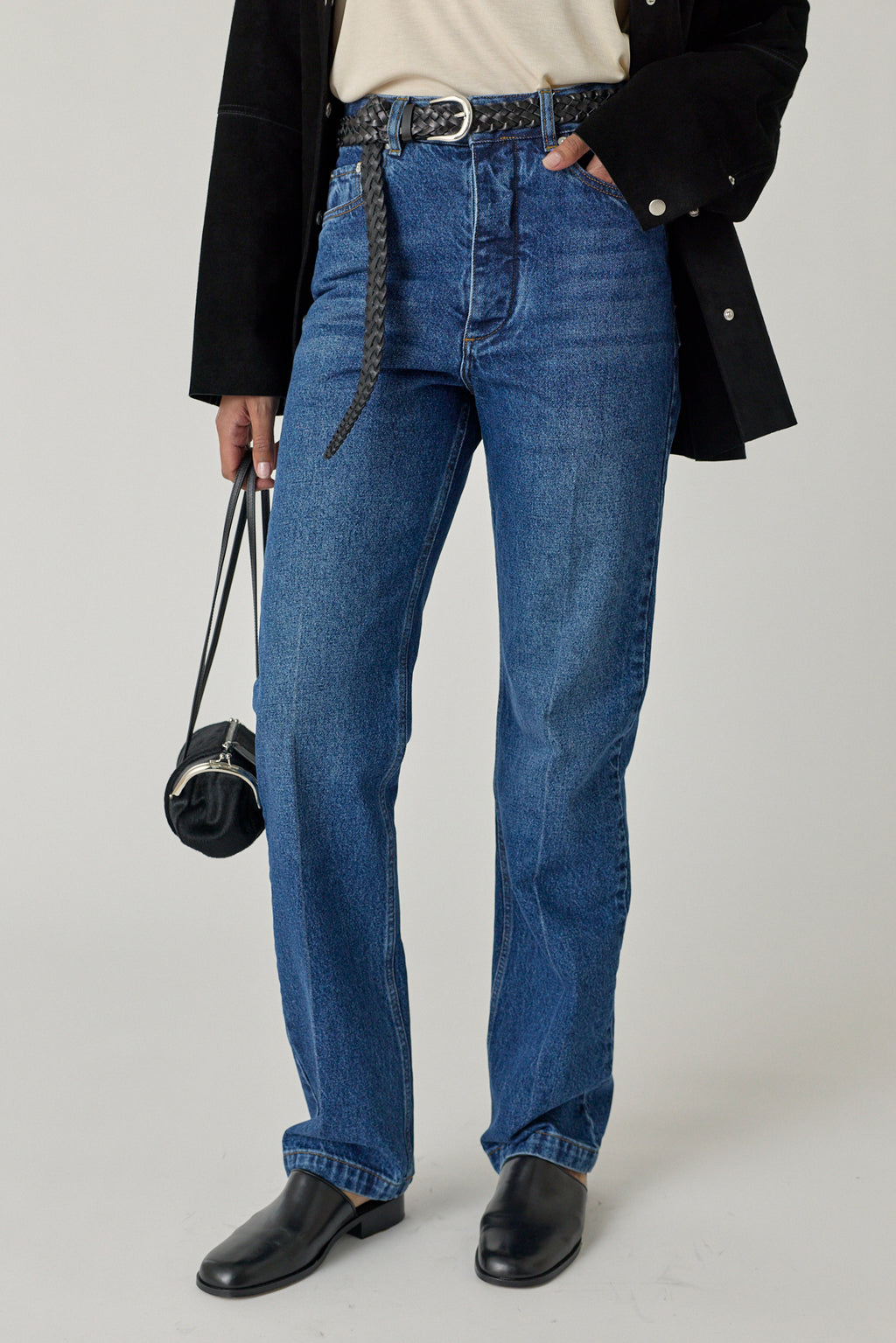 Square Pocket Jean - Indigo