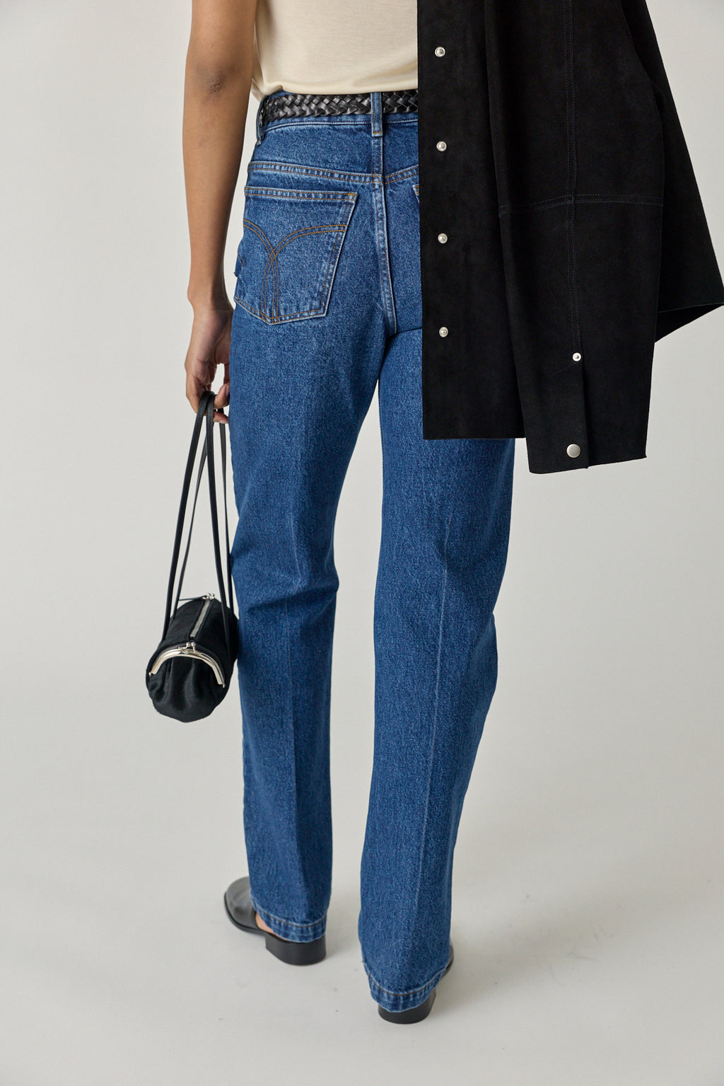 Square Pocket Jean - Indigo