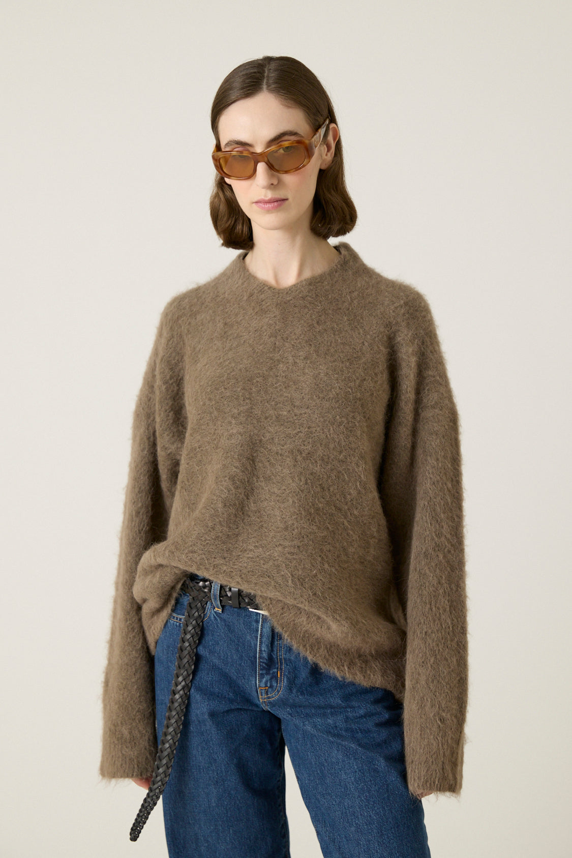 Frank Alpaca V Neck Sweater