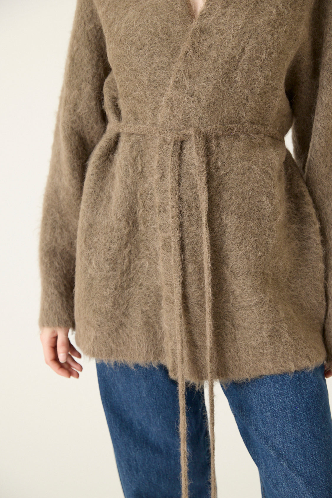 Gill Tie Detail Alpaca Sweater