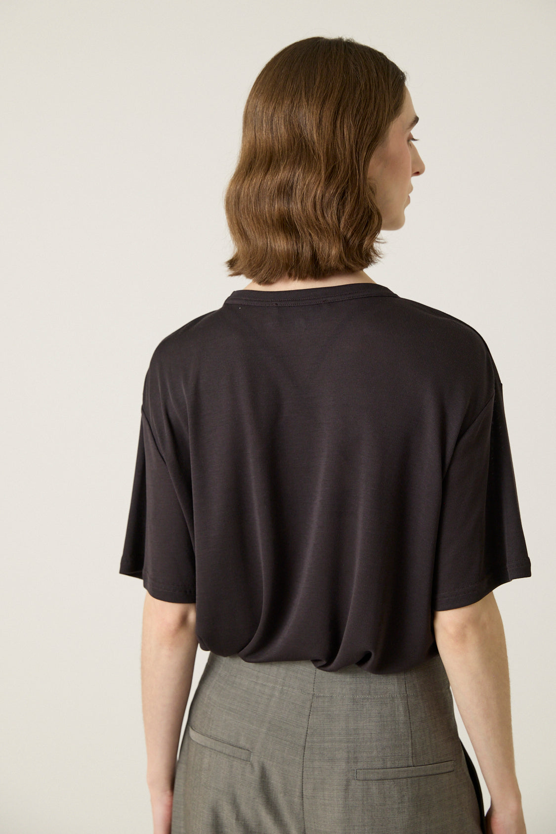 Rond Short Sleeve T-Shirt - Black Grape