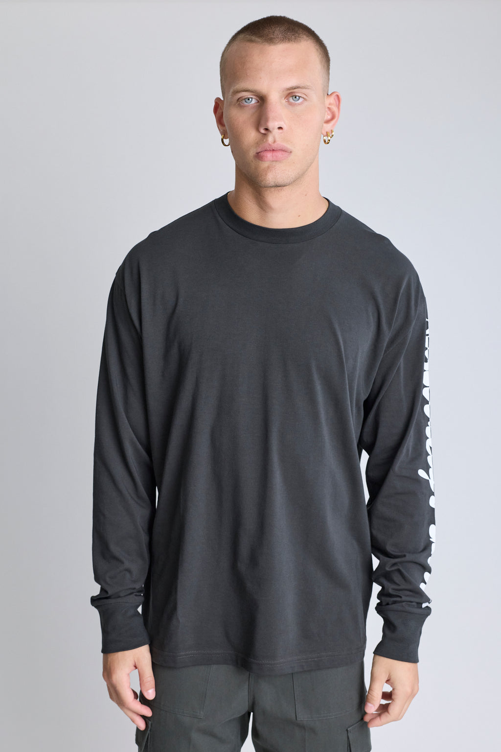 AF Long Sleeve - Washed Black
