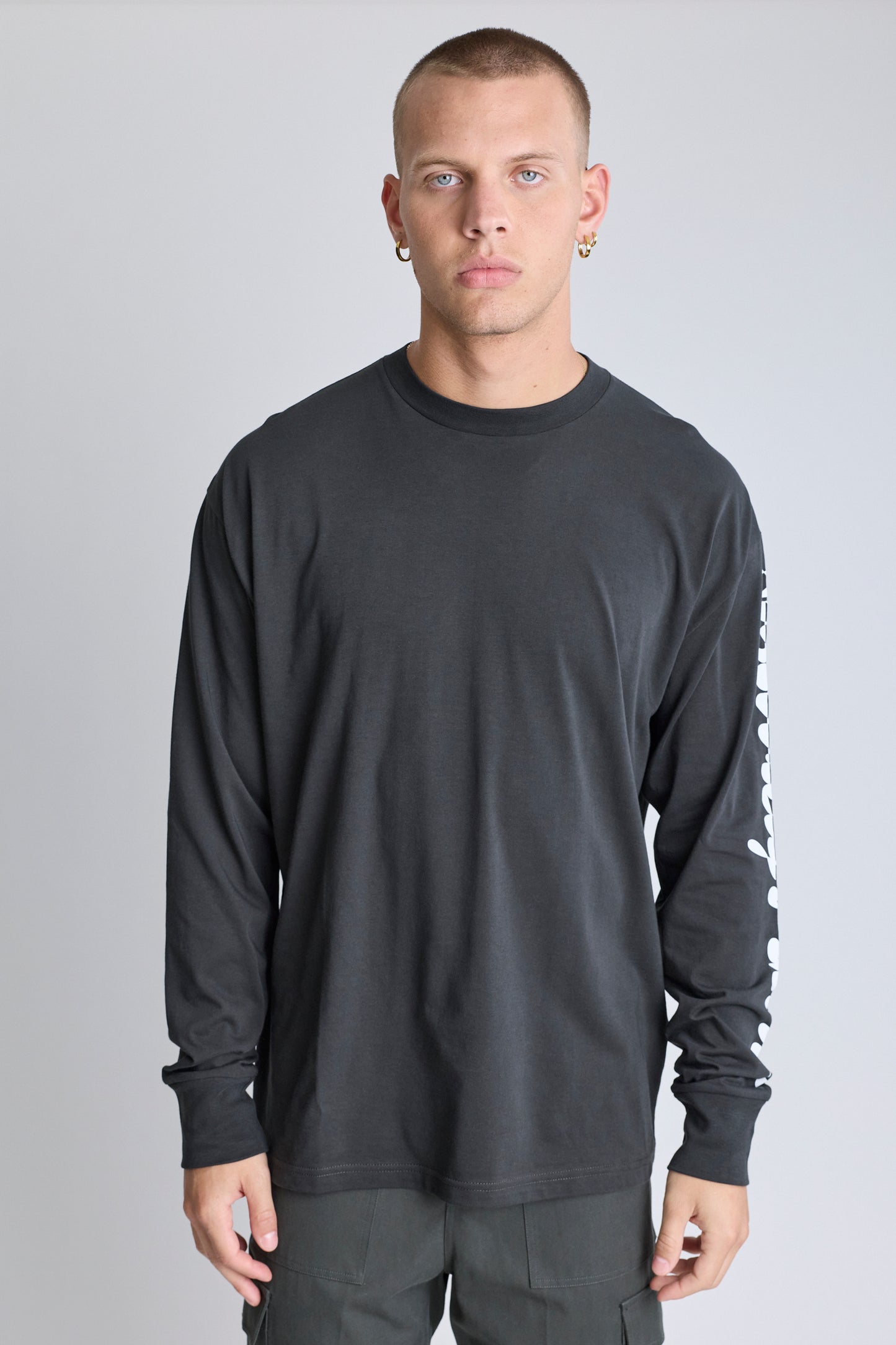 AF Long Sleeve - Washed Black