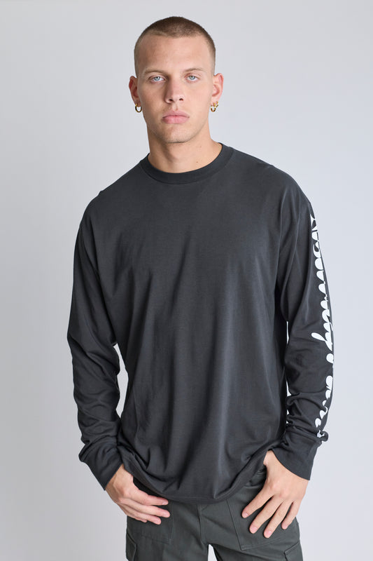 AF Long Sleeve - Washed Black