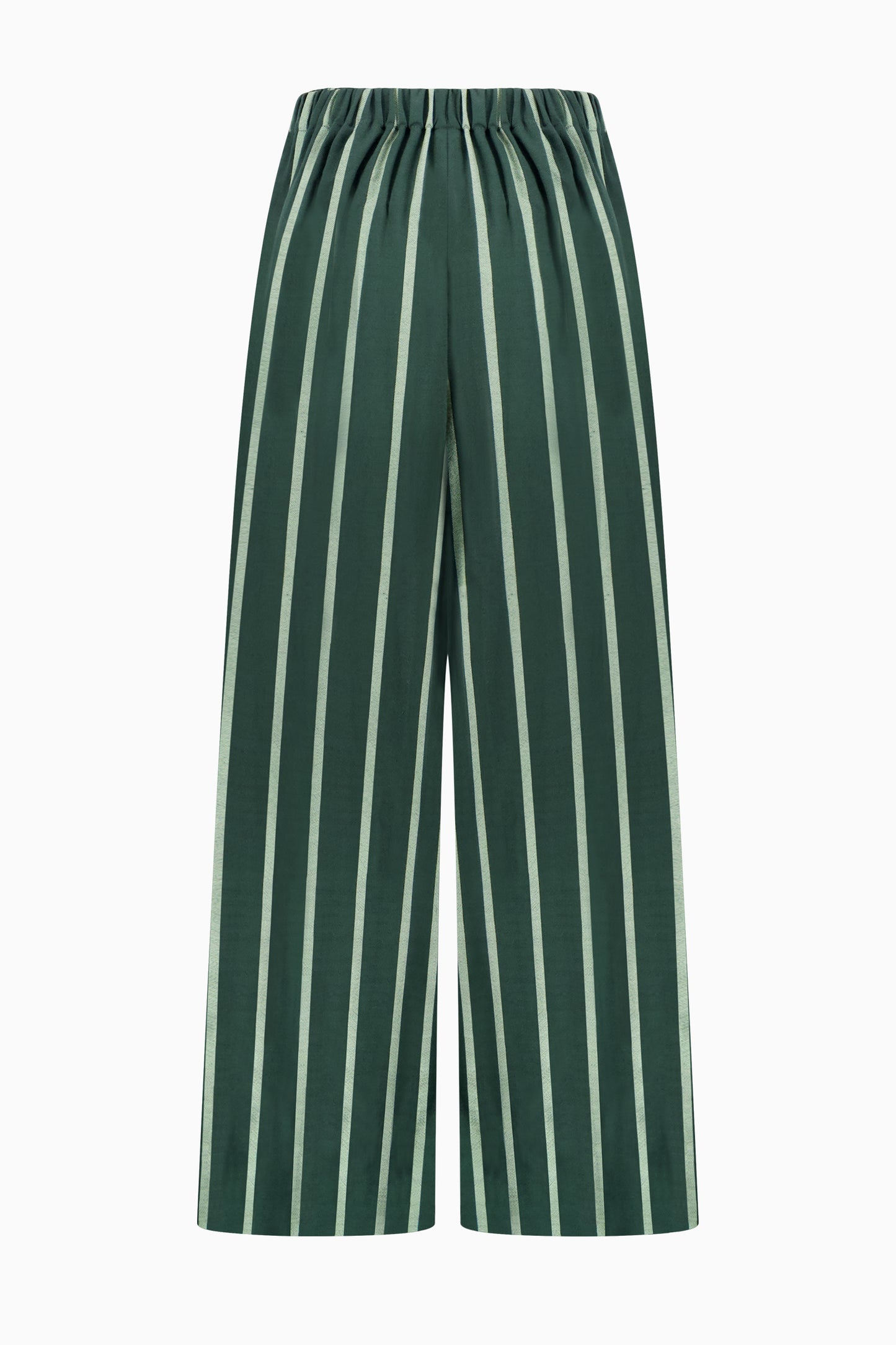 The Wide Leg Pant - Pine Wasabi